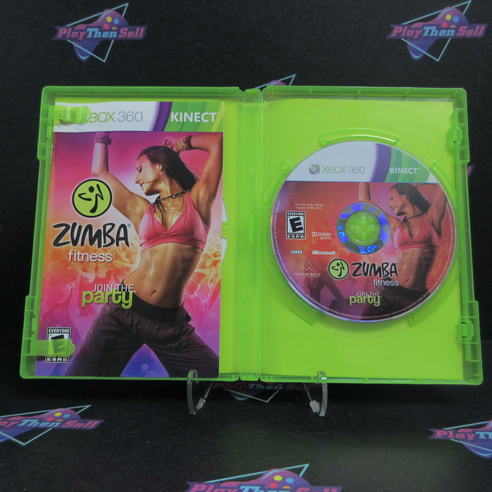 Zumba Fitness Xbox 360 AD Complete CIB - Very Good