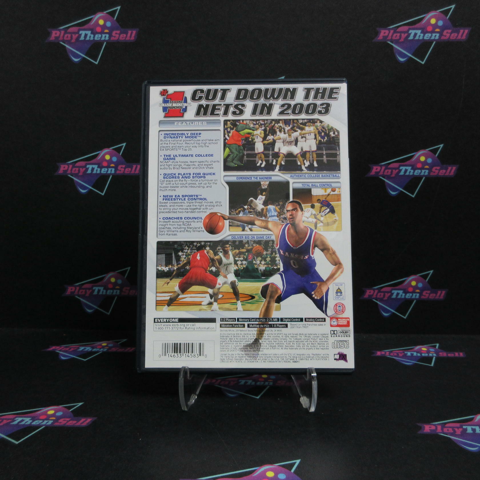 NCAA March Madness 2003 PS2 PlayStation 2 MD Complete CIB - Good