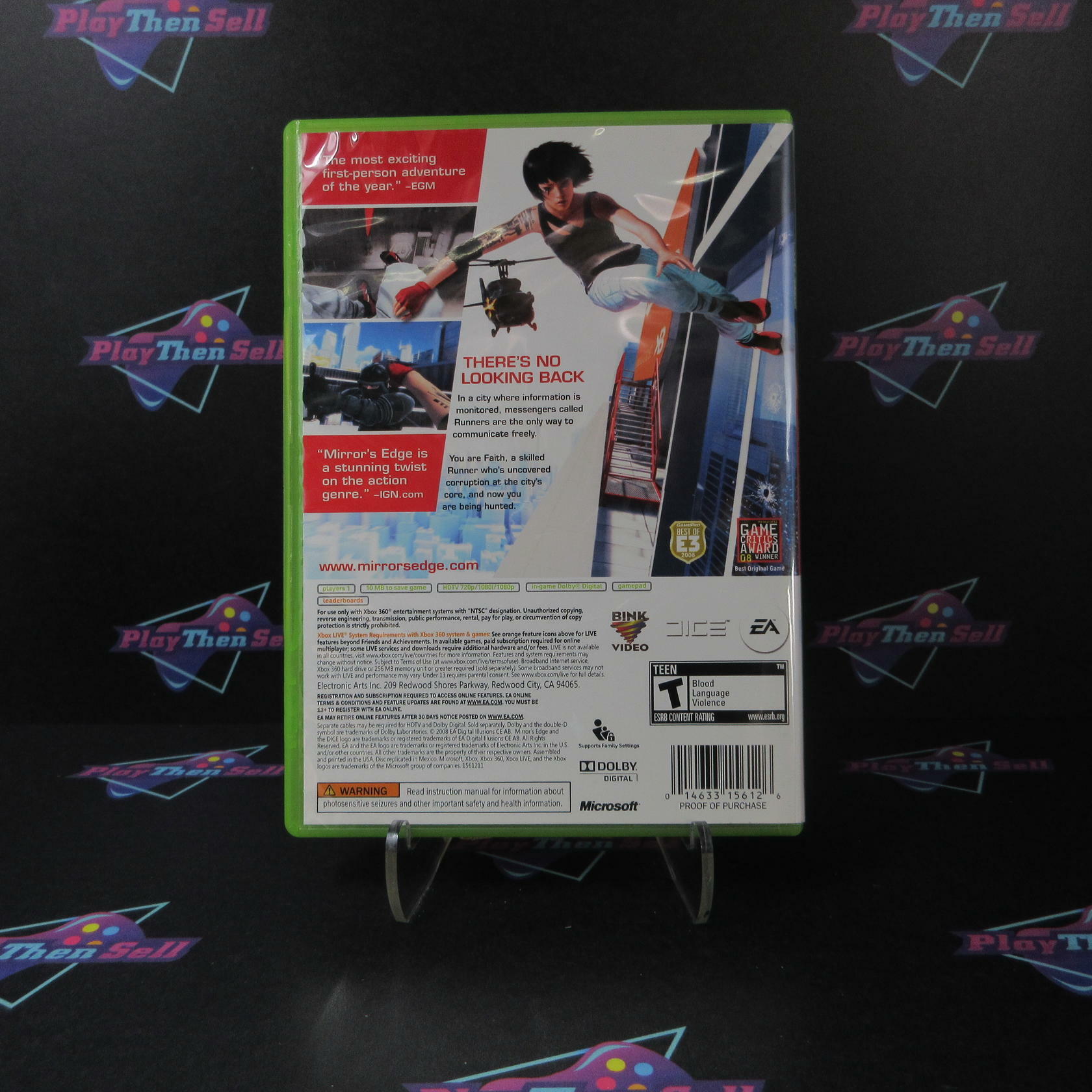 Mirror's Edge Xbox 360 AD Complete CIB - Very Good