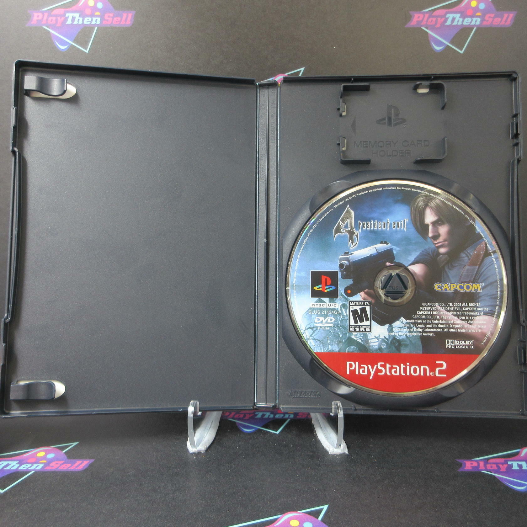 Resident Evil 4 PS2 PlayStation 2 GH AD/NM - Very Good