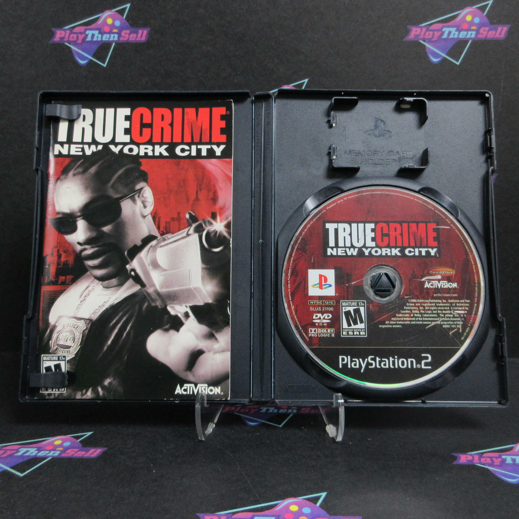 True Crime New York City PS2 PlayStation 2 AD/DD Complete CIB - Very Good