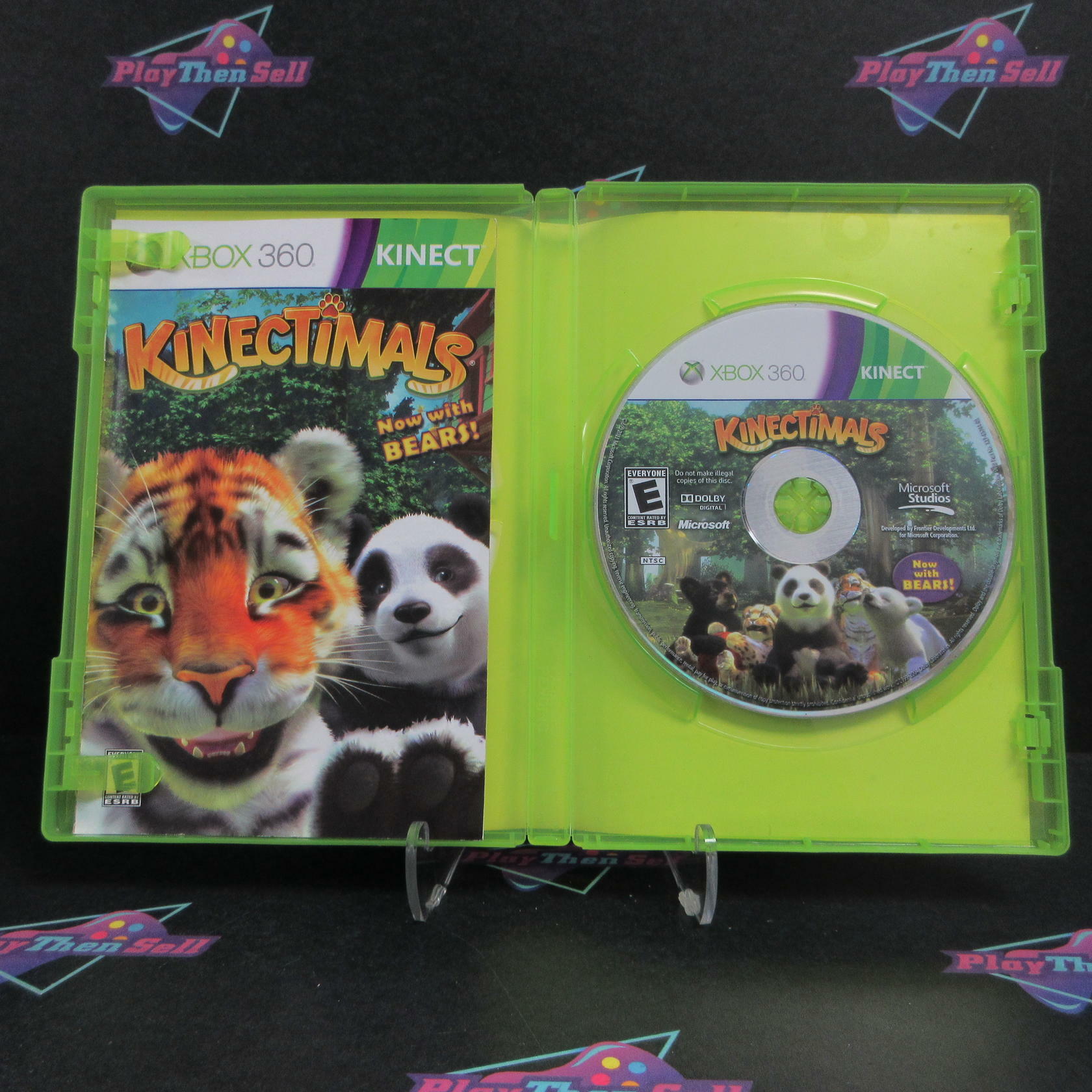 Kinectimals Now with Bears Xbox 360 AD/DD Complete CIB - Very Good