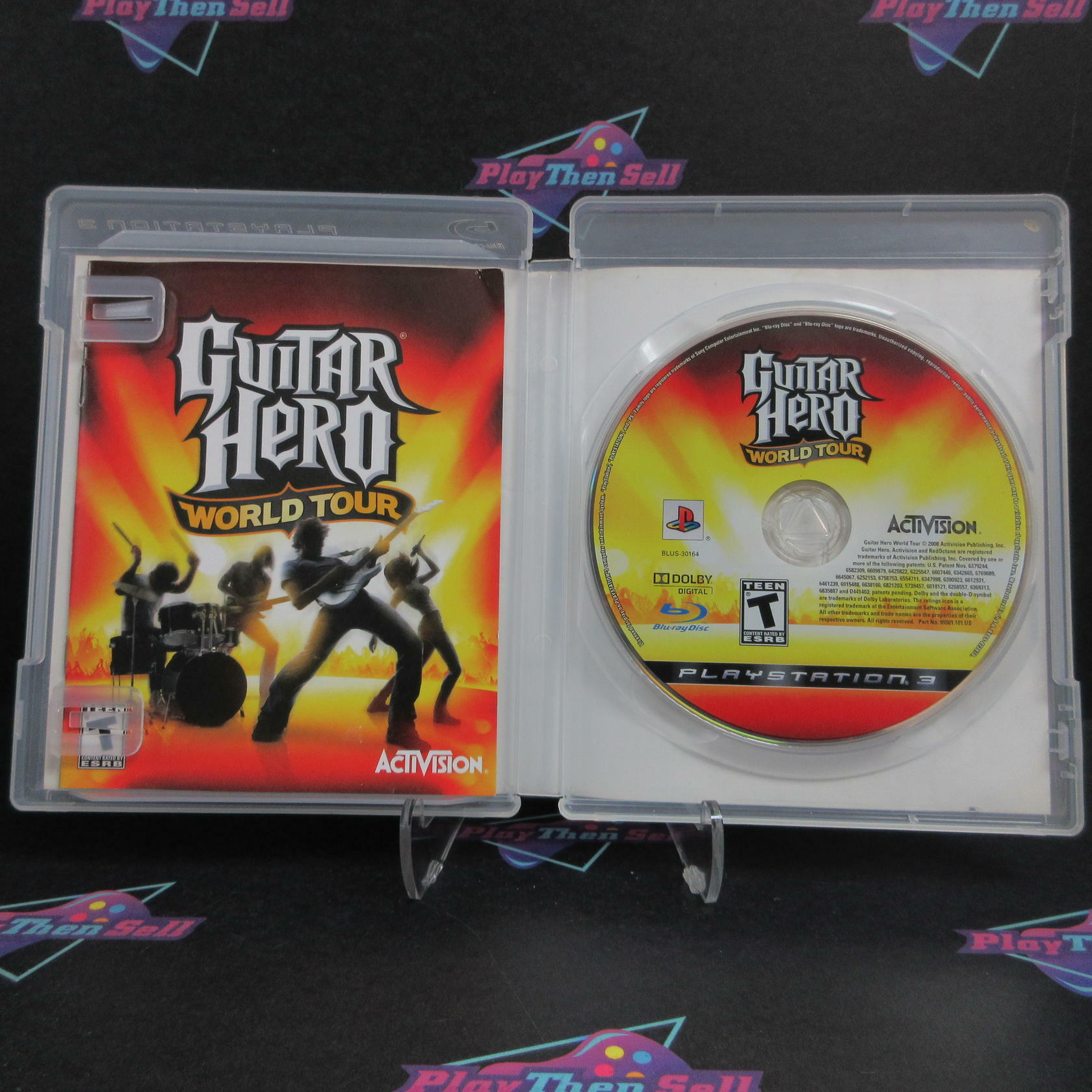 Guitar Hero World Tour PS3 PlayStation 3 AD/MD Complete CIB - Very Good