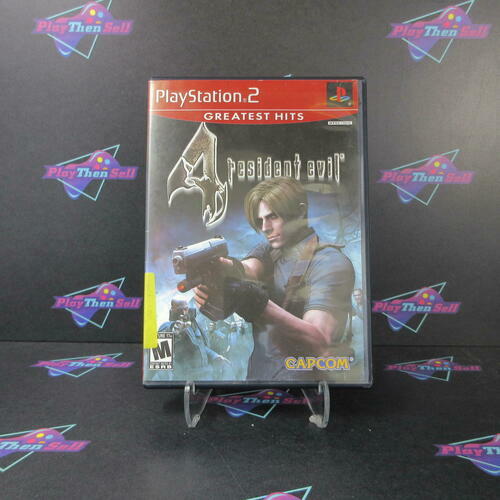 Resident Evil 4 PS2 PlayStation 2 GH AD/NM - Very Good