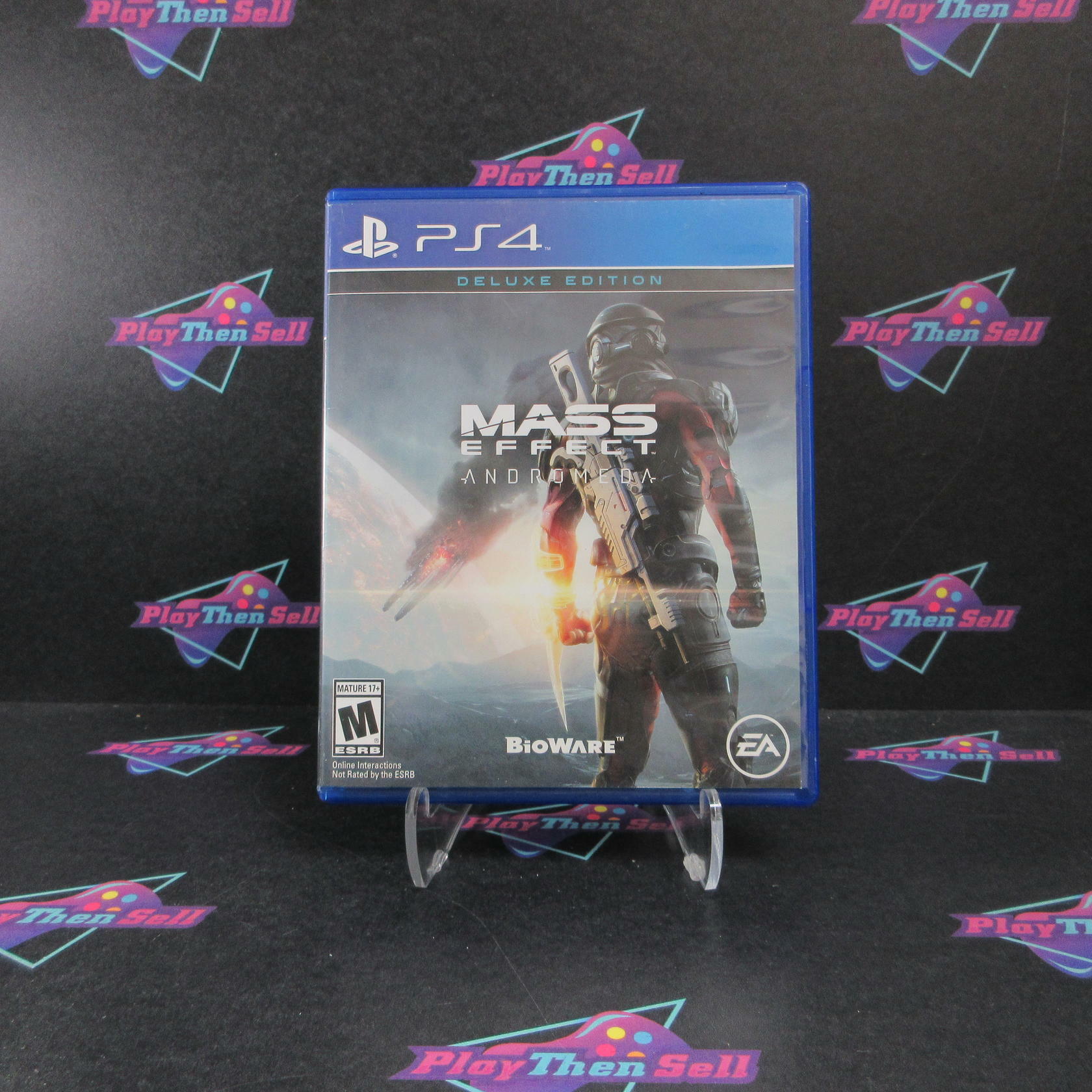 Mass Effect Andromeda Deluxe PS4 PlayStation 4 AD Complete CIB - Very Good