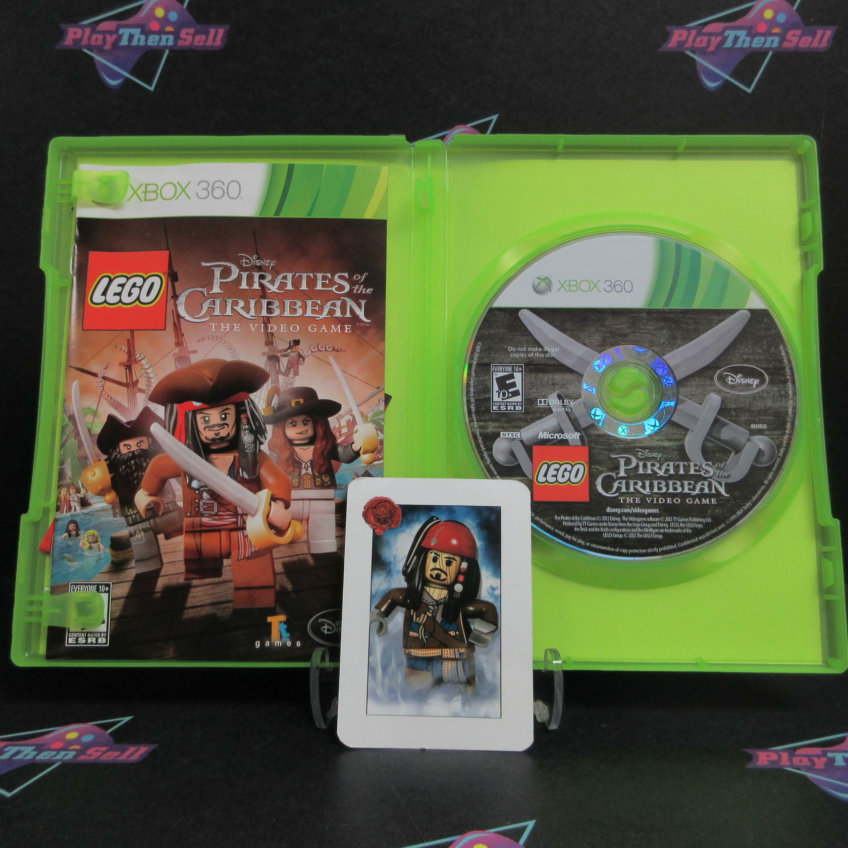 LEGO Pirates of the Caribbean Xbox 360 + Trading Card Complete - Excellent