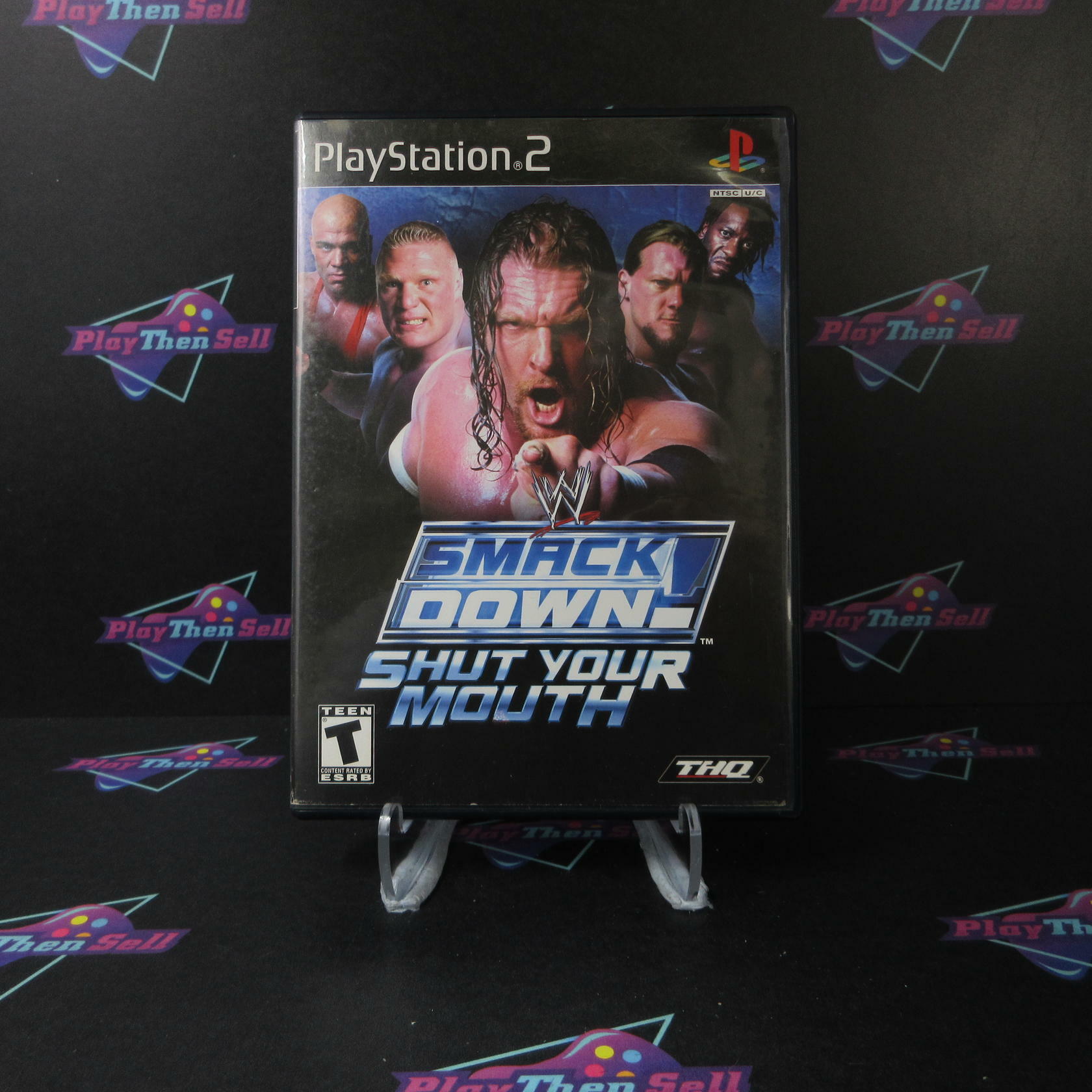 WWE Smackdown! Shut Your Mouth PS2 PlayStation 2 AD/NM - Very Good