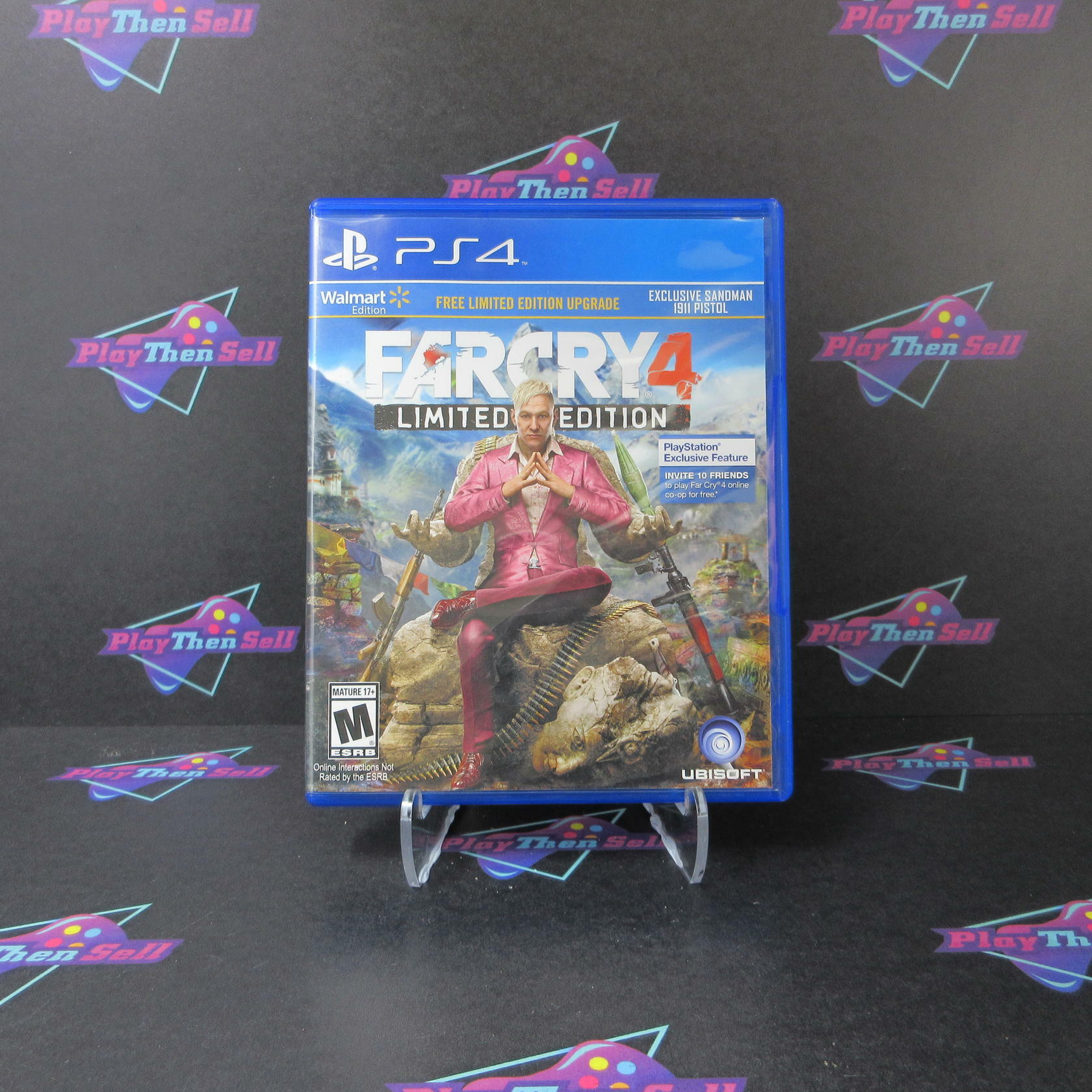 Far Cry 4 Limited Edition Walmart PS4 PlayStation 4 AD Complete CIB - Very Good