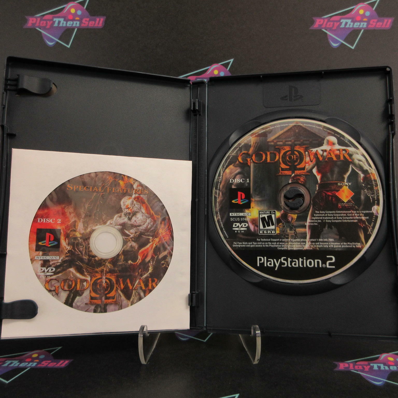 God of War 2 PS2 PlayStation 2 - Very Good