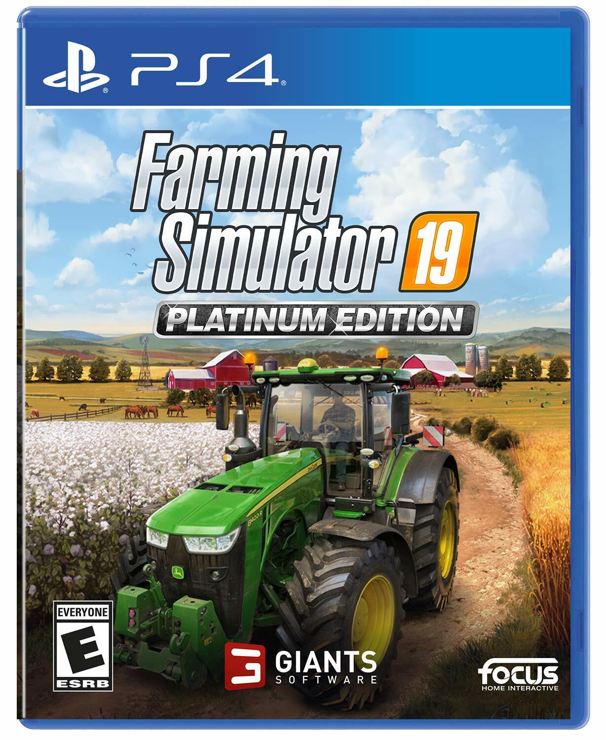 Farming Simulator 19 Platinum Edition PS4 PlayStation 4 Complete - Excellent