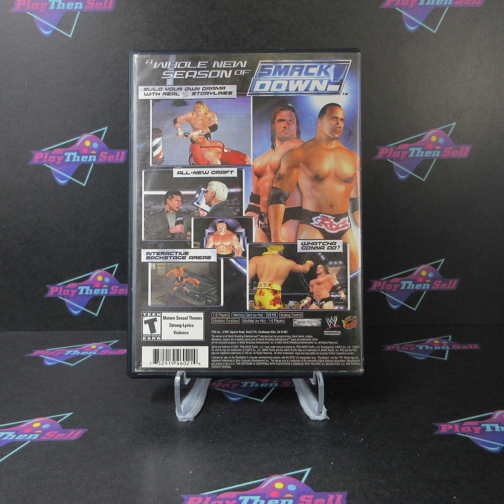 WWE Smackdown! Shut Your Mouth PS2 PlayStation 2 AD/NM - Very Good