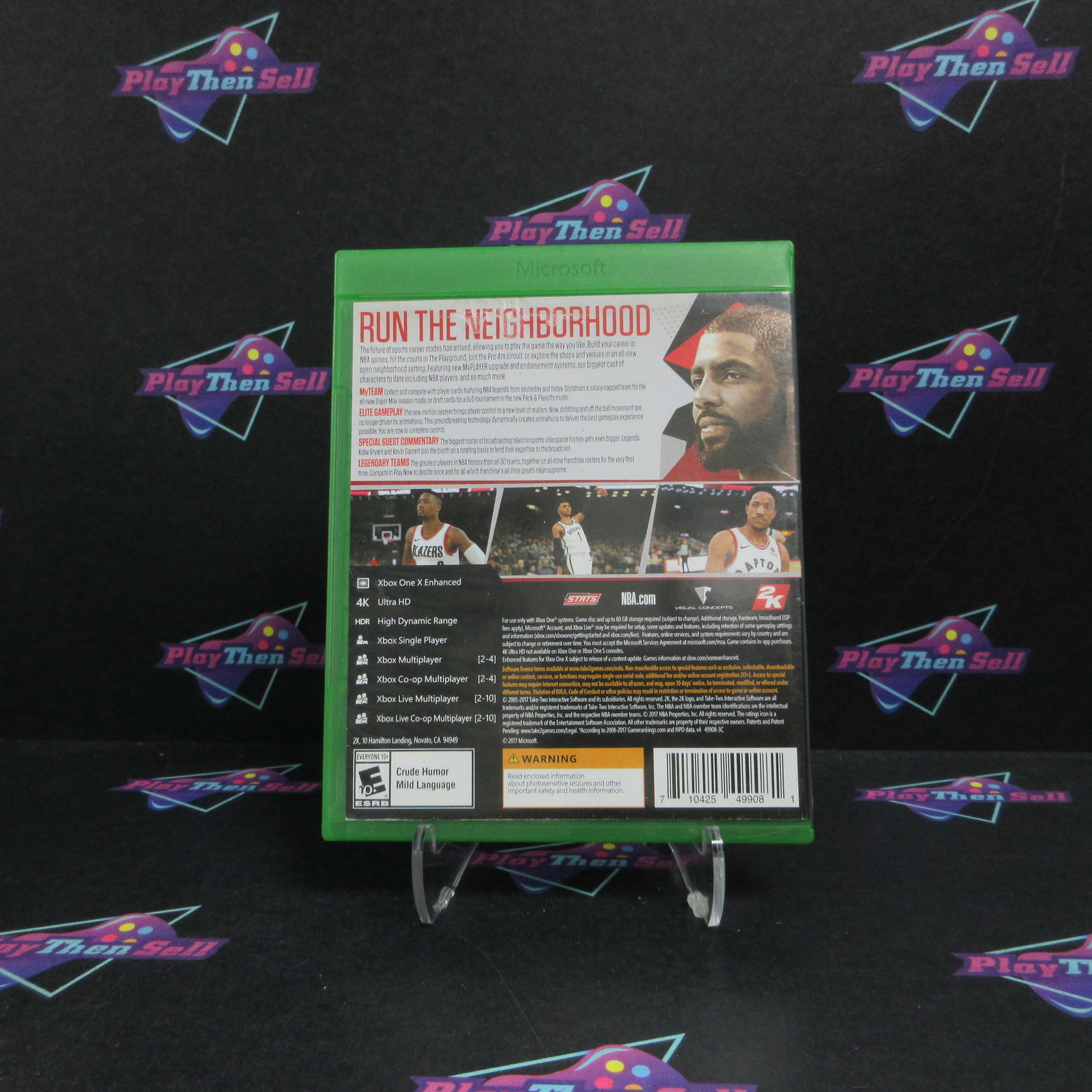 Nba 2K18 Xbox One AD/MD Complete CIB - Very Good