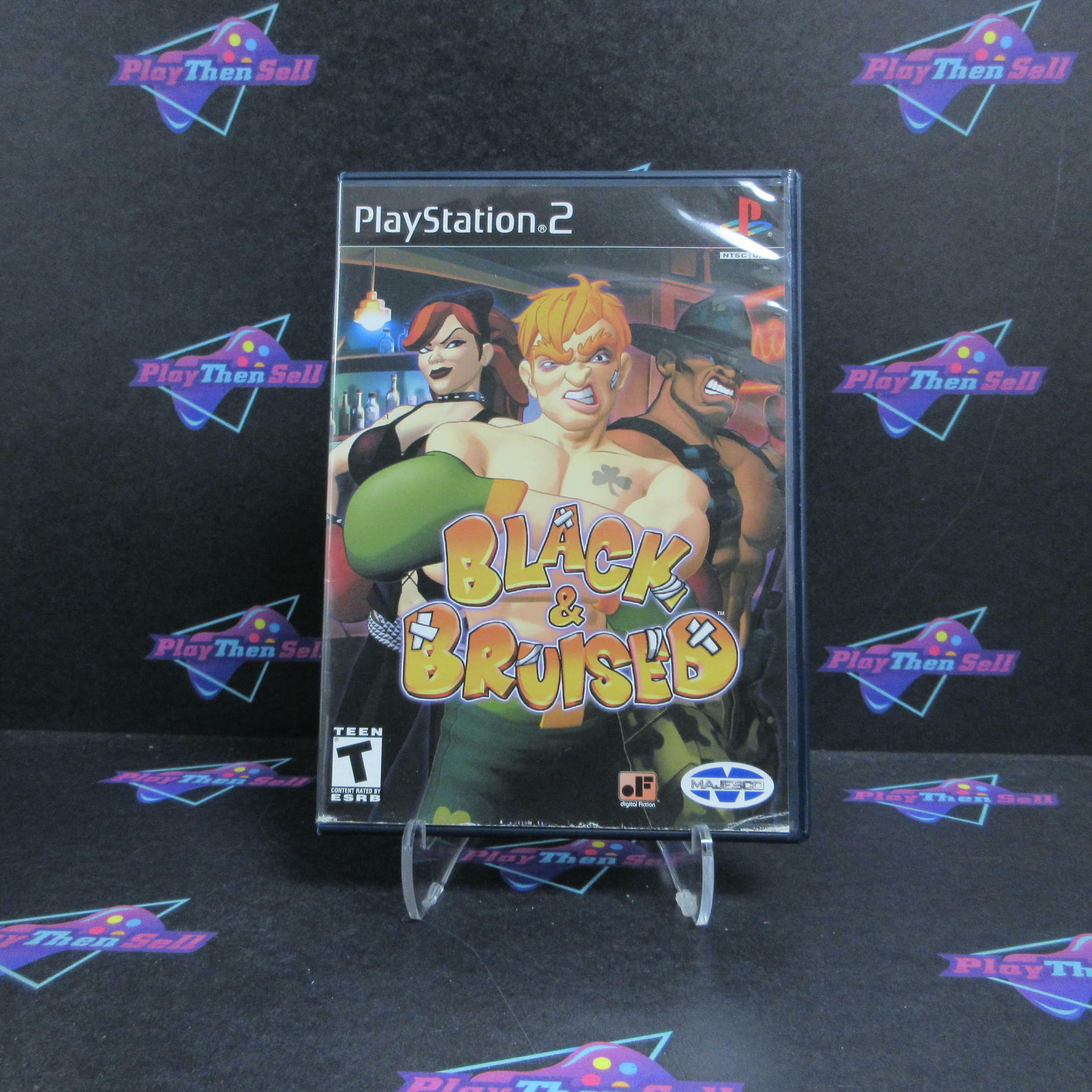 Black & Bruised PS2 PlayStation 2 AD Complete CIB - Very Good