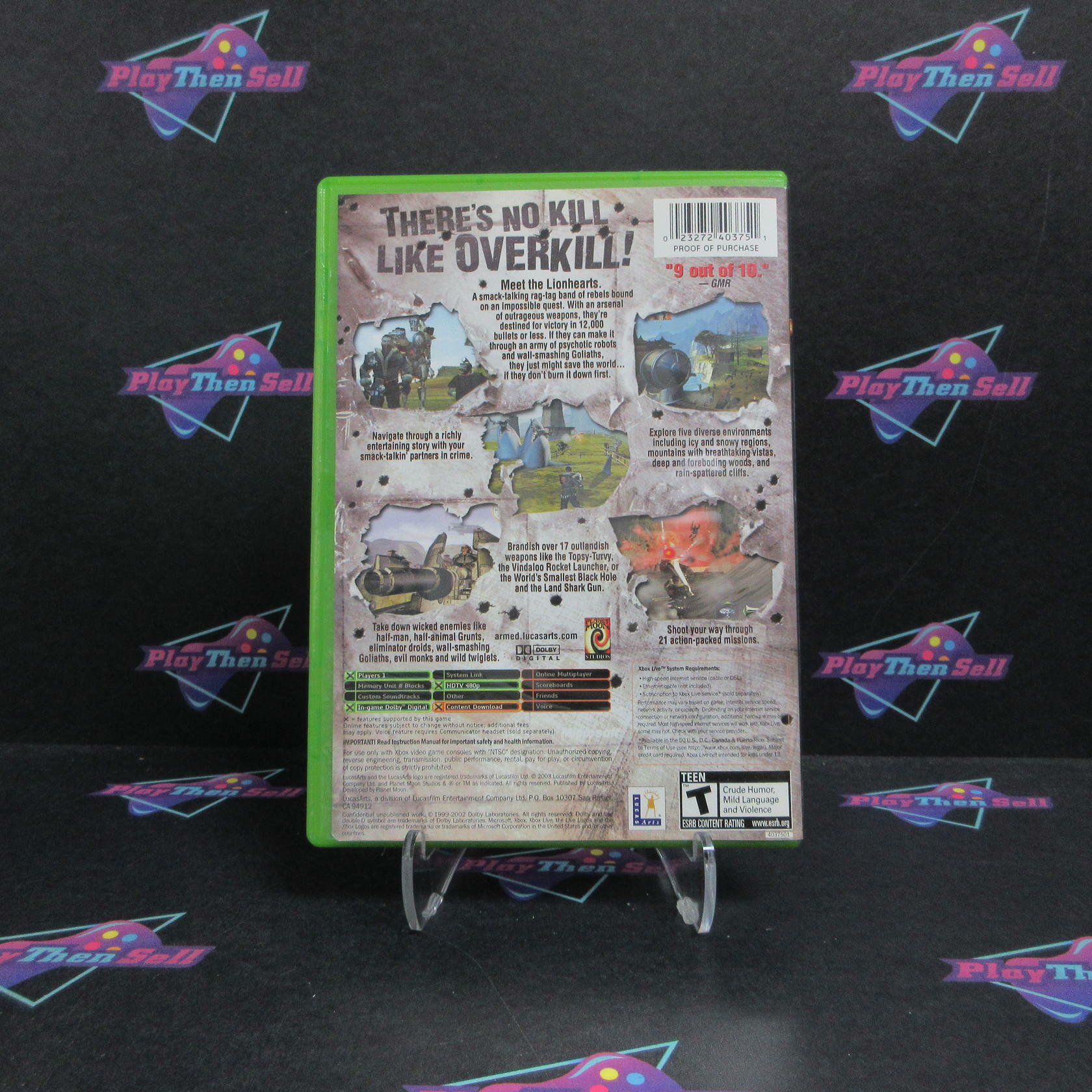 Armed and Dangerous Xbox DD Complete CIB - Very Good