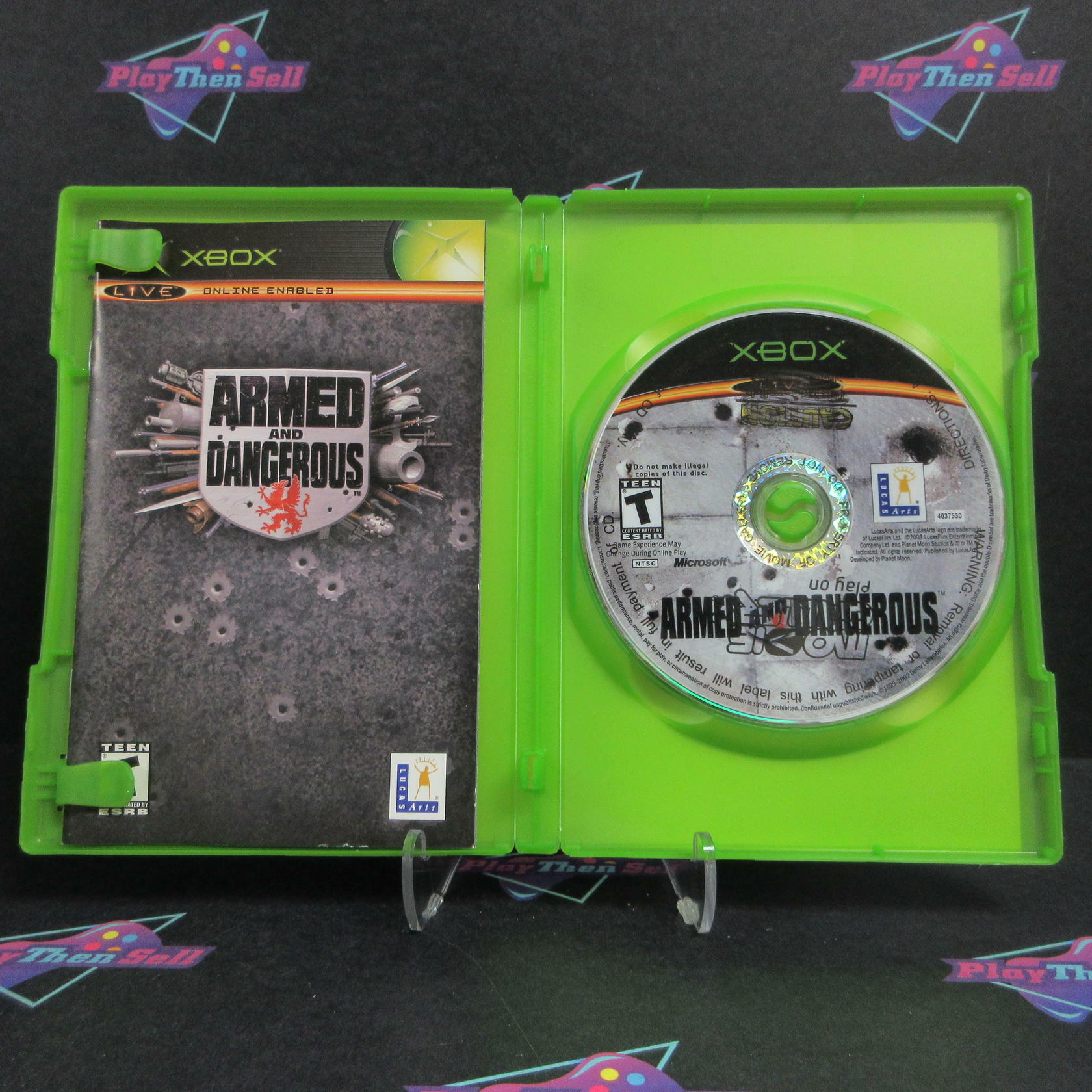 Armed and Dangerous Xbox DD Complete CIB - Very Good