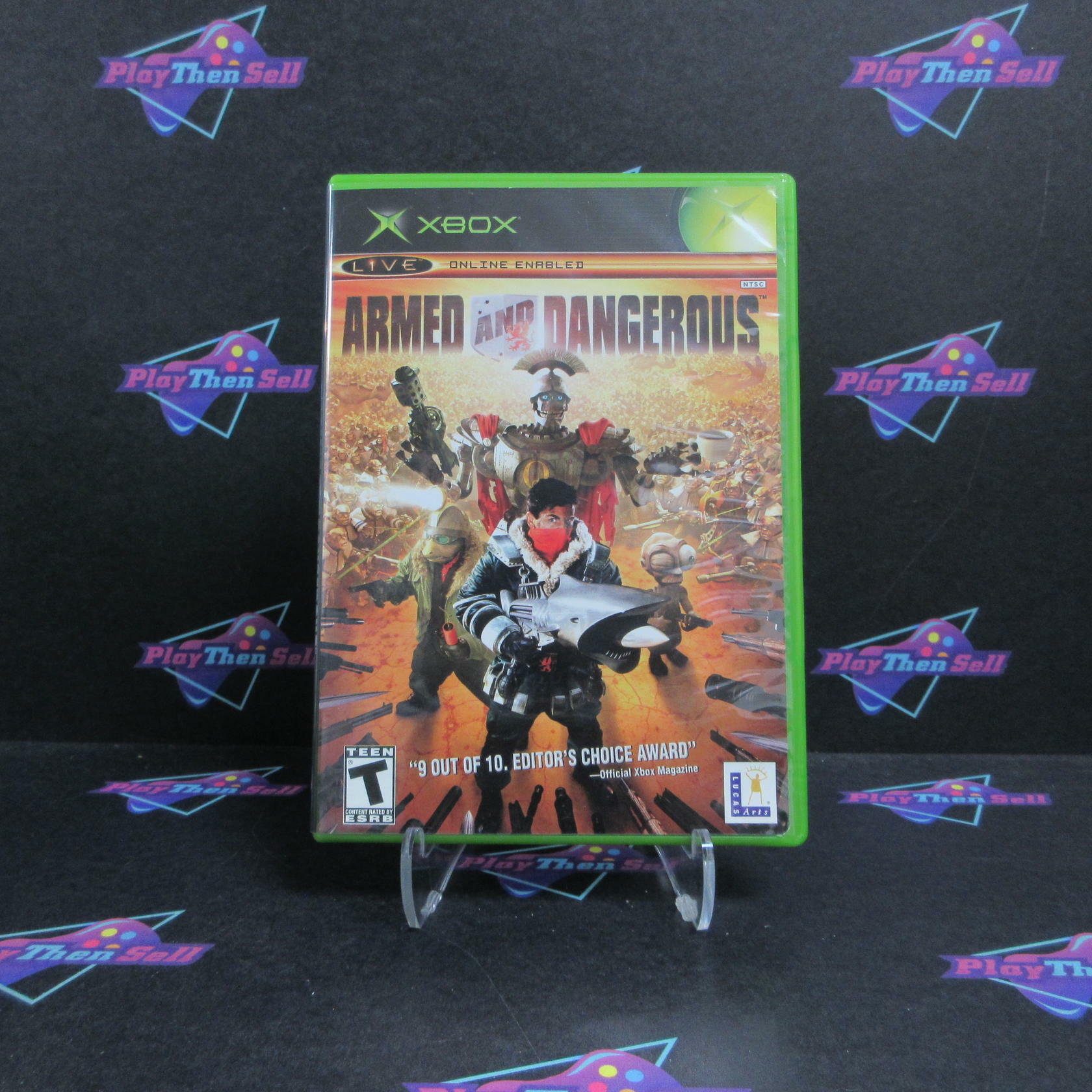 Armed and Dangerous Xbox DD Complete CIB - Very Good