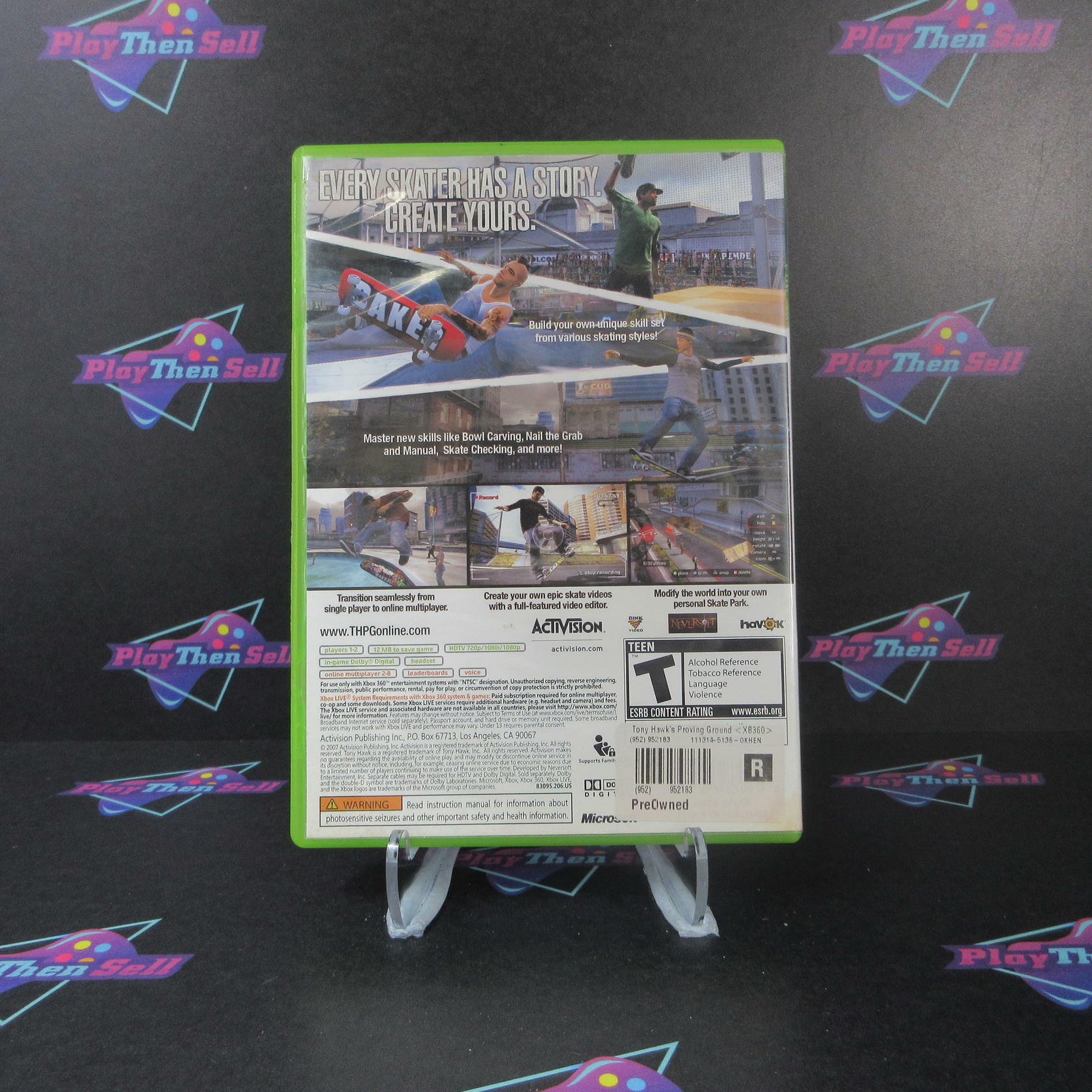 Tony Hawk's Proving Ground Xbox 360 AD/NM - Very Good