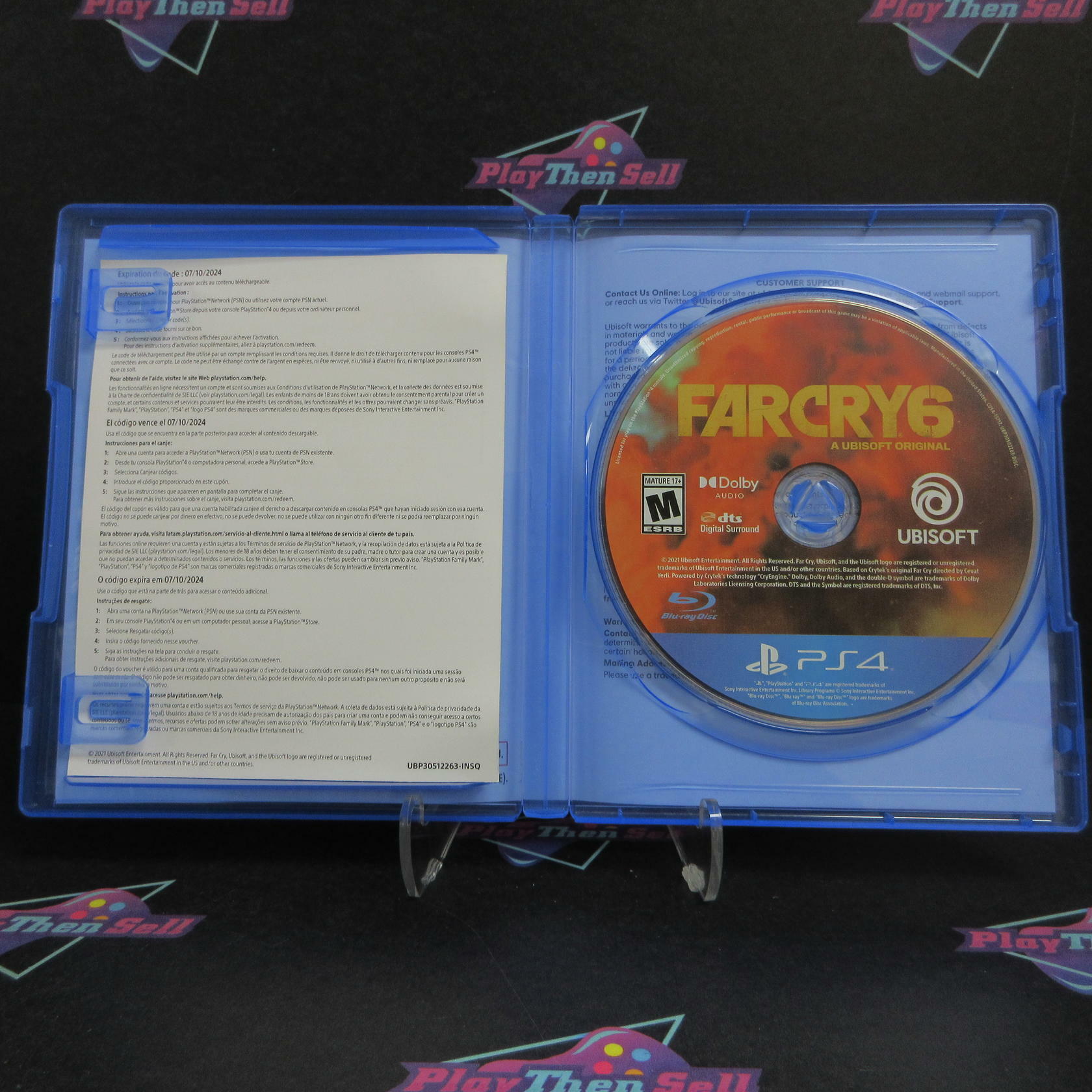 Far Cry 6 PS4 PlayStation 4 AD Complete CIB - Very Good