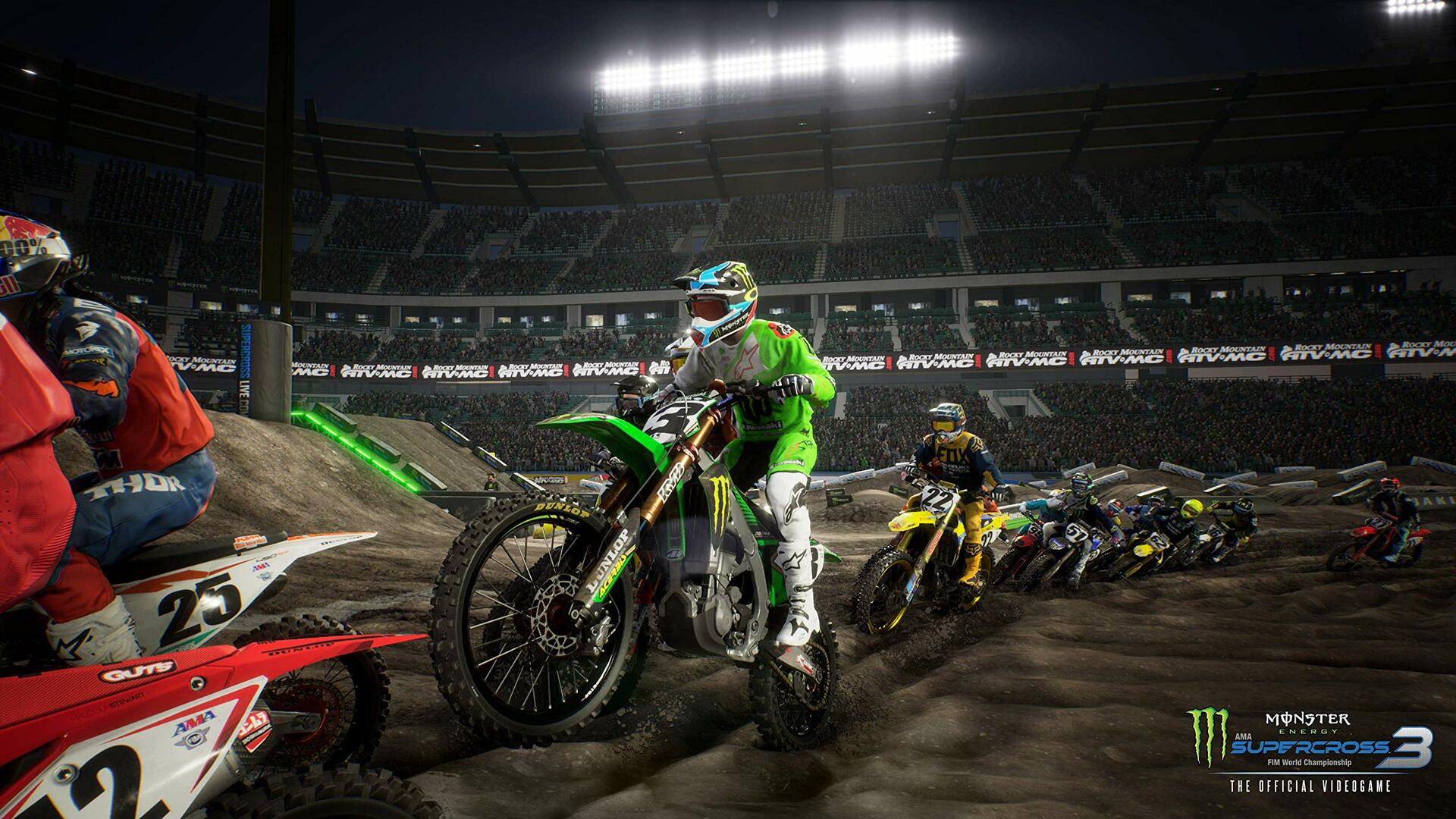 Monster Energy Supercross 3 The Official Videogame PS4 PlayStation 4 AD/DD - Very Good