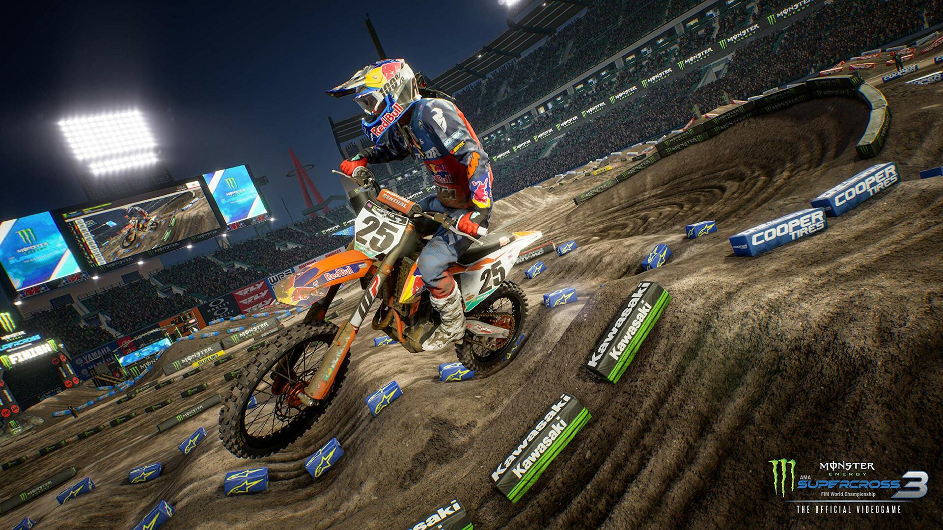 Monster Energy Supercross 3 The Official Videogame PS4 PlayStation 4 AD/DD - Very Good