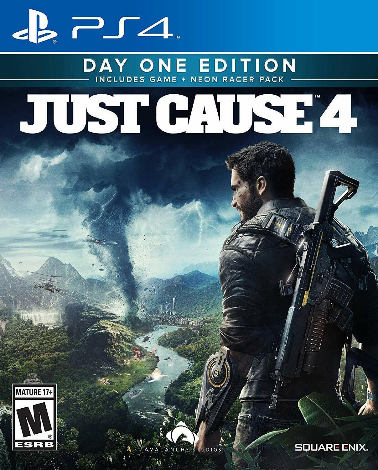 Just Cause 4 Day One Edition PS4 PlayStation 4 AD Complete CIB - Good
