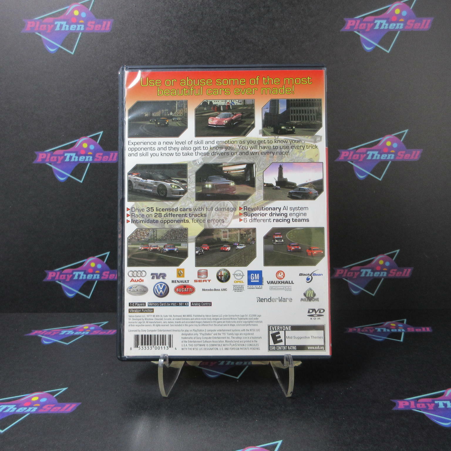 Corvette Evolution GT PS2 PlayStation 2 - Like New