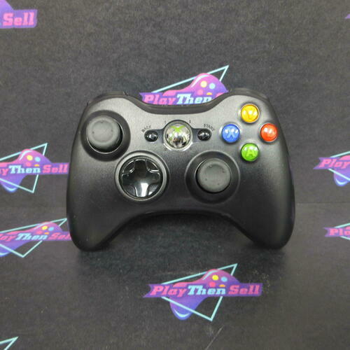 Refurbished - Black Xbox 360 OEM Wireless Controller - Excellent Condition - Refurbished