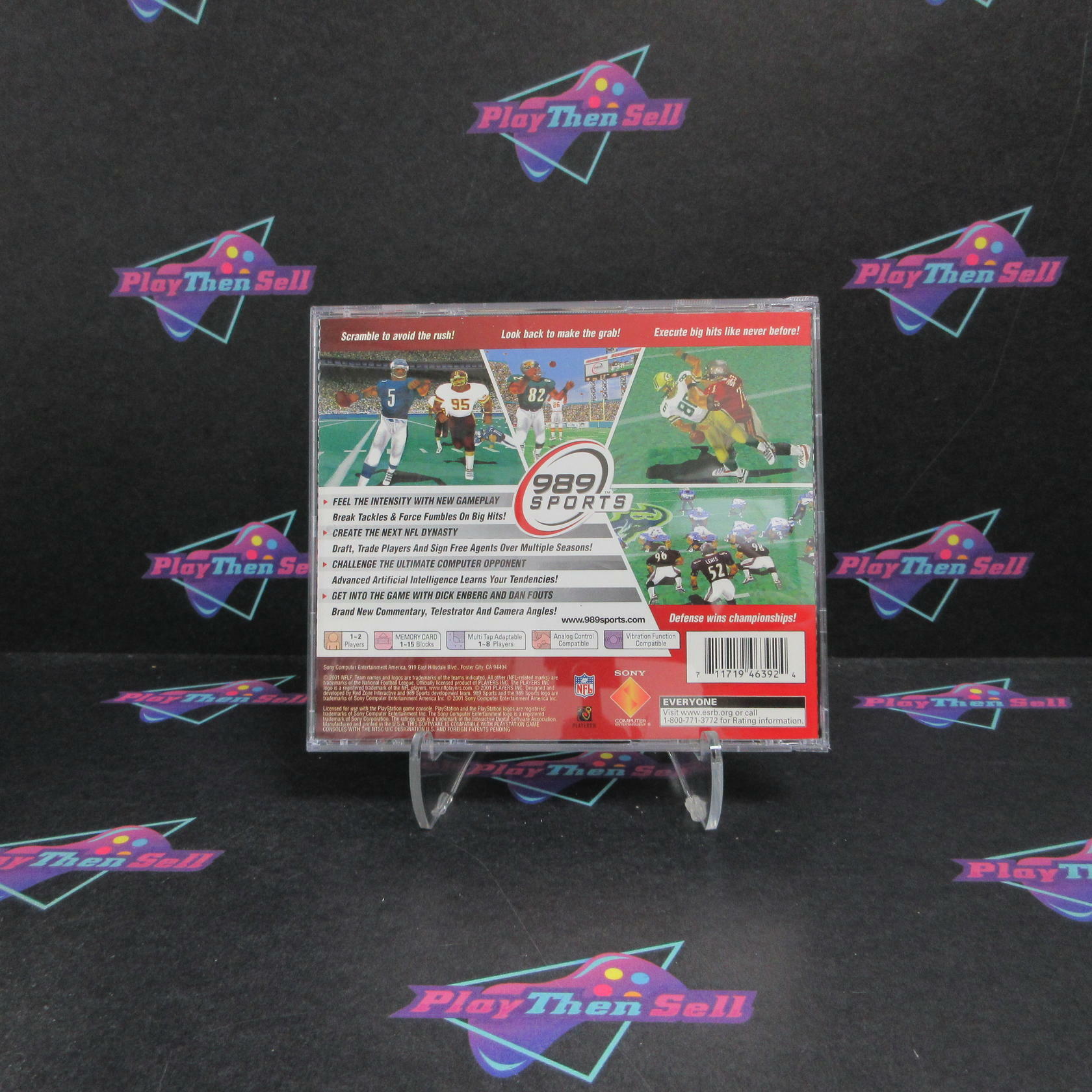 NFL GameDay 2002 PS1 PlayStation 1 MD Complete CIB - Very Good