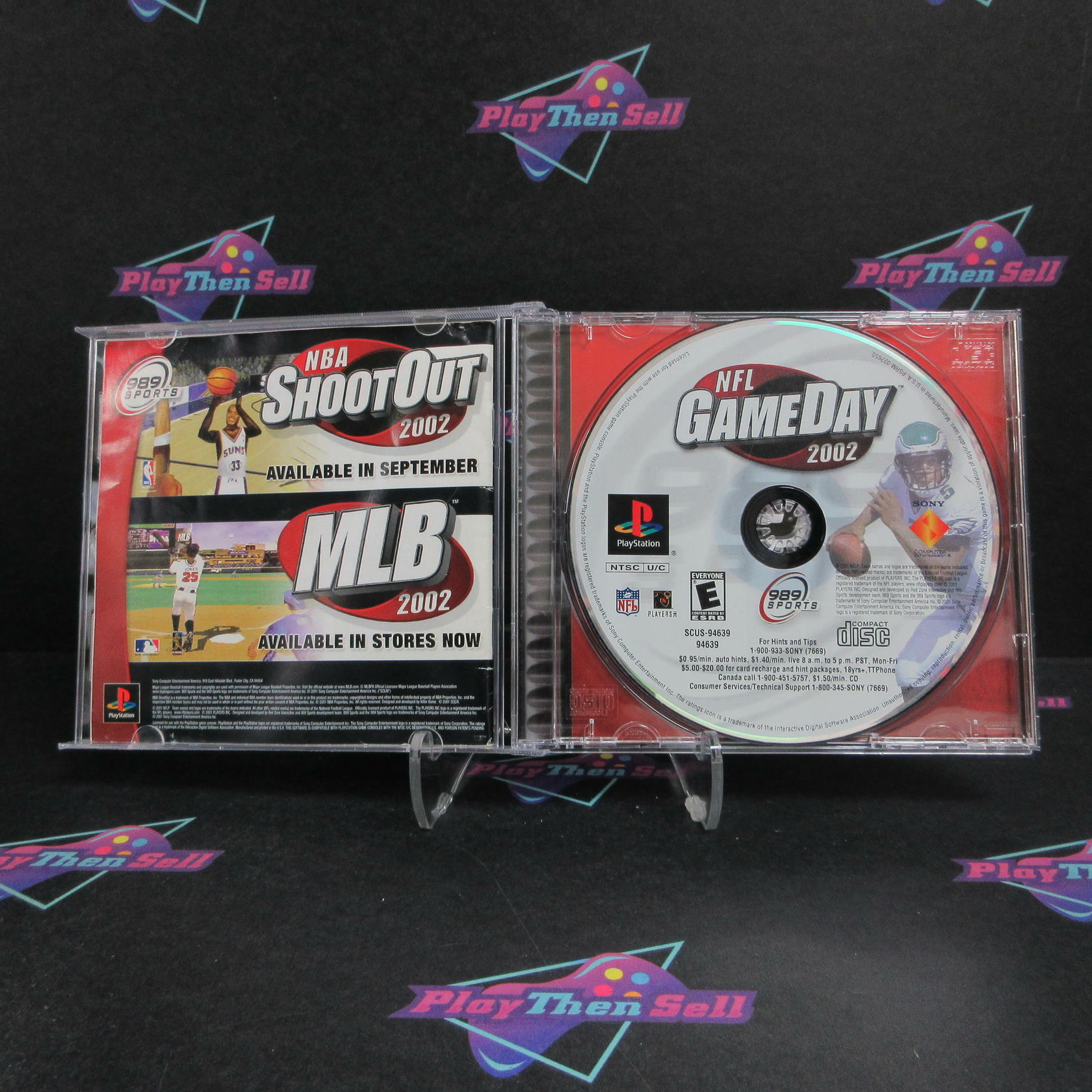 NFL GameDay 2002 PS1 PlayStation 1 MD Complete CIB - Very Good