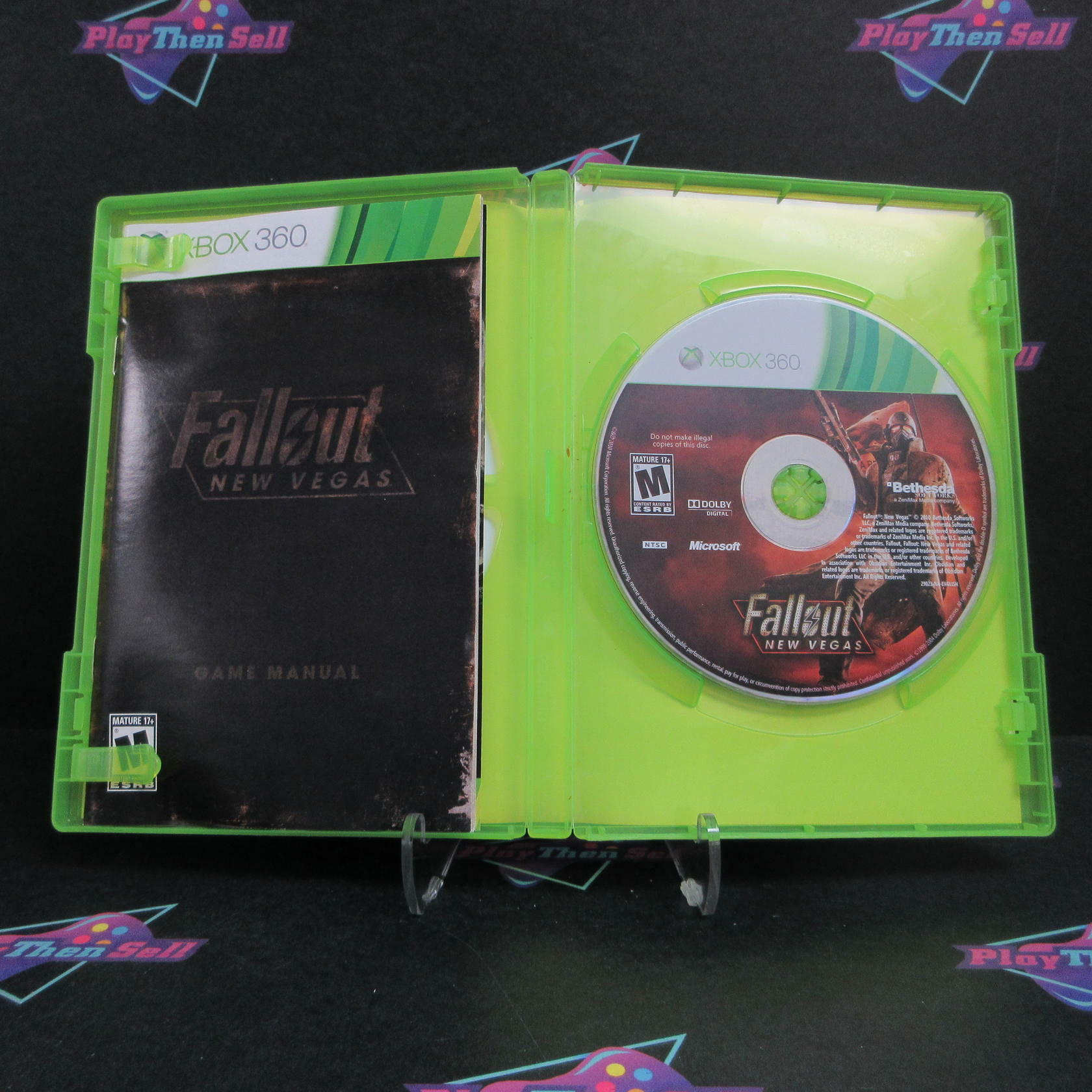 Fallout New Vegas Xbox 360 DD + Sleeve Complete CIB - Very Good