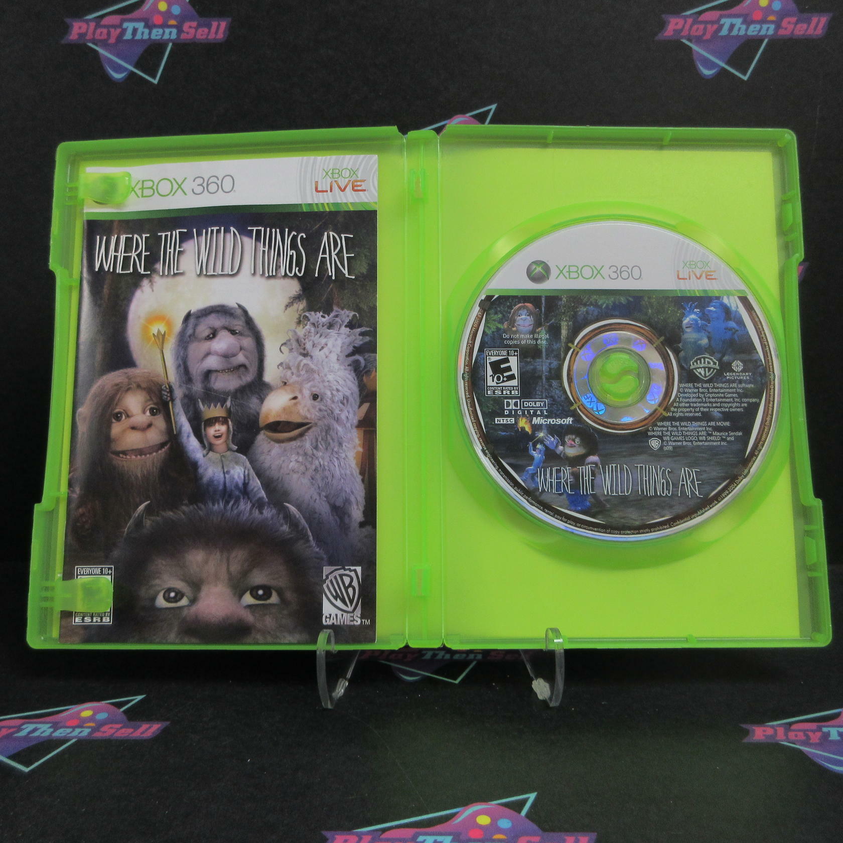 Where The Wild Things are Xbox 360 AD Complete CIB - Good