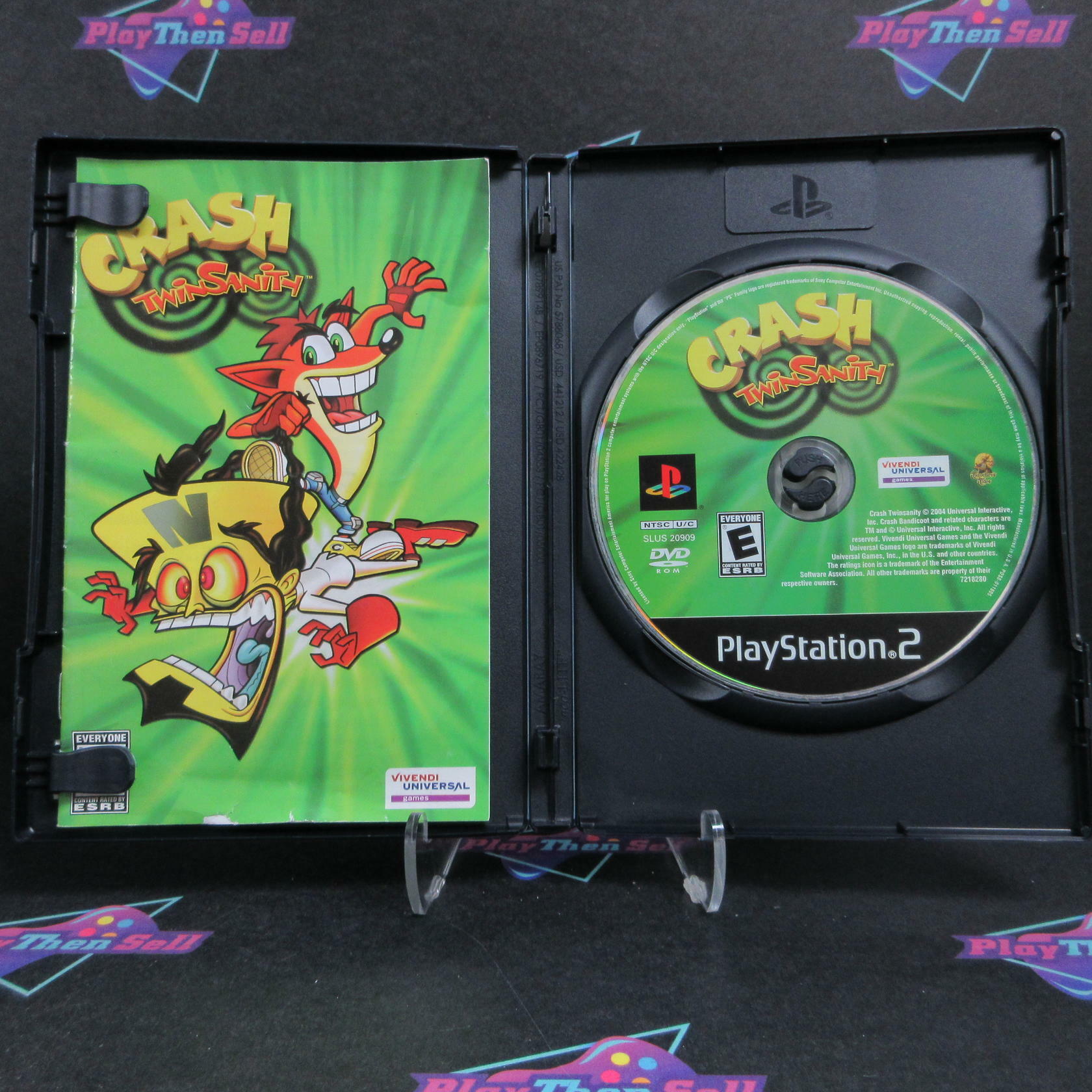 Crash Bandicoot Twinsanity PS2 PlayStation 2 MD Complete - Very Good