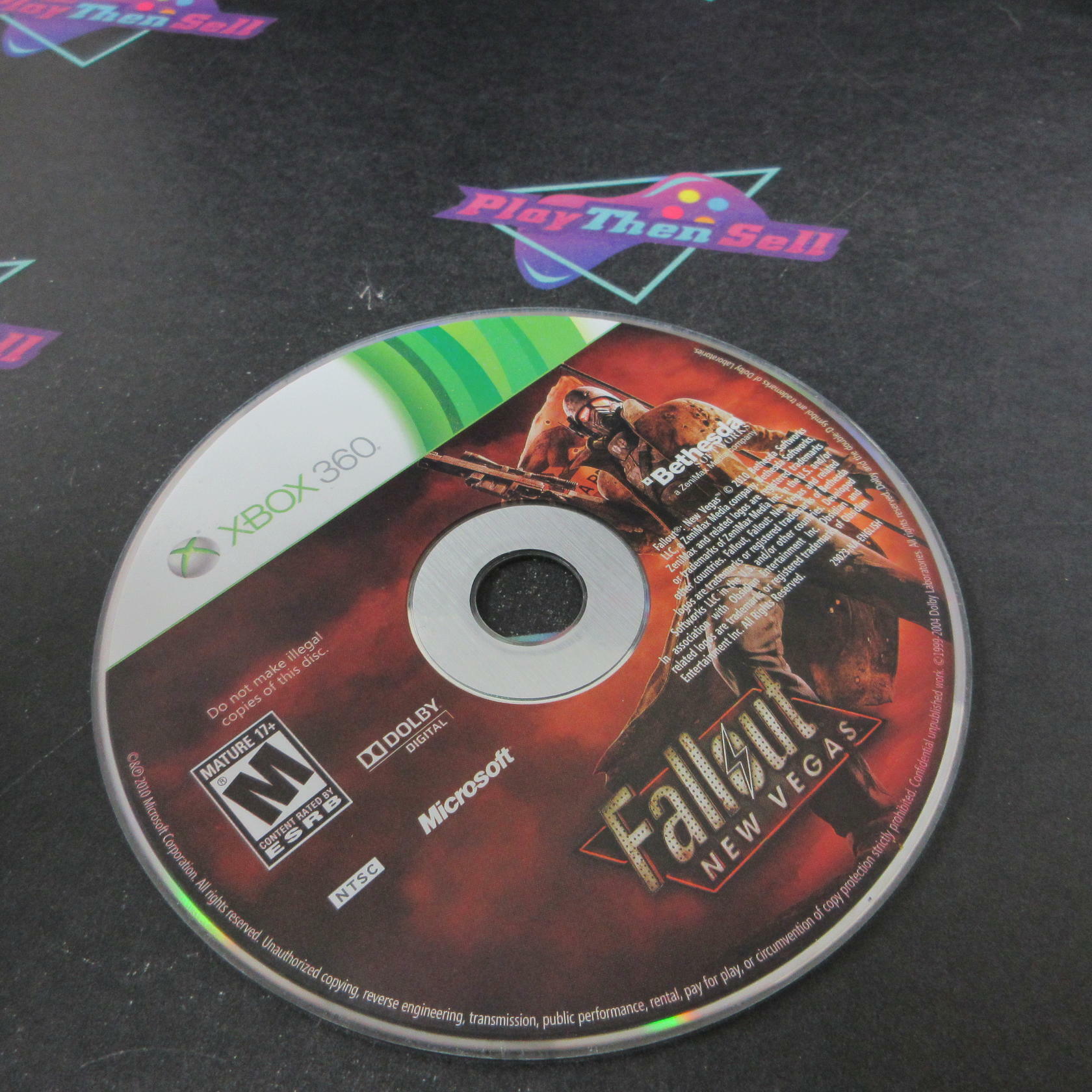 Fallout New Vegas Xbox 360 DD + Sleeve Complete CIB - Very Good