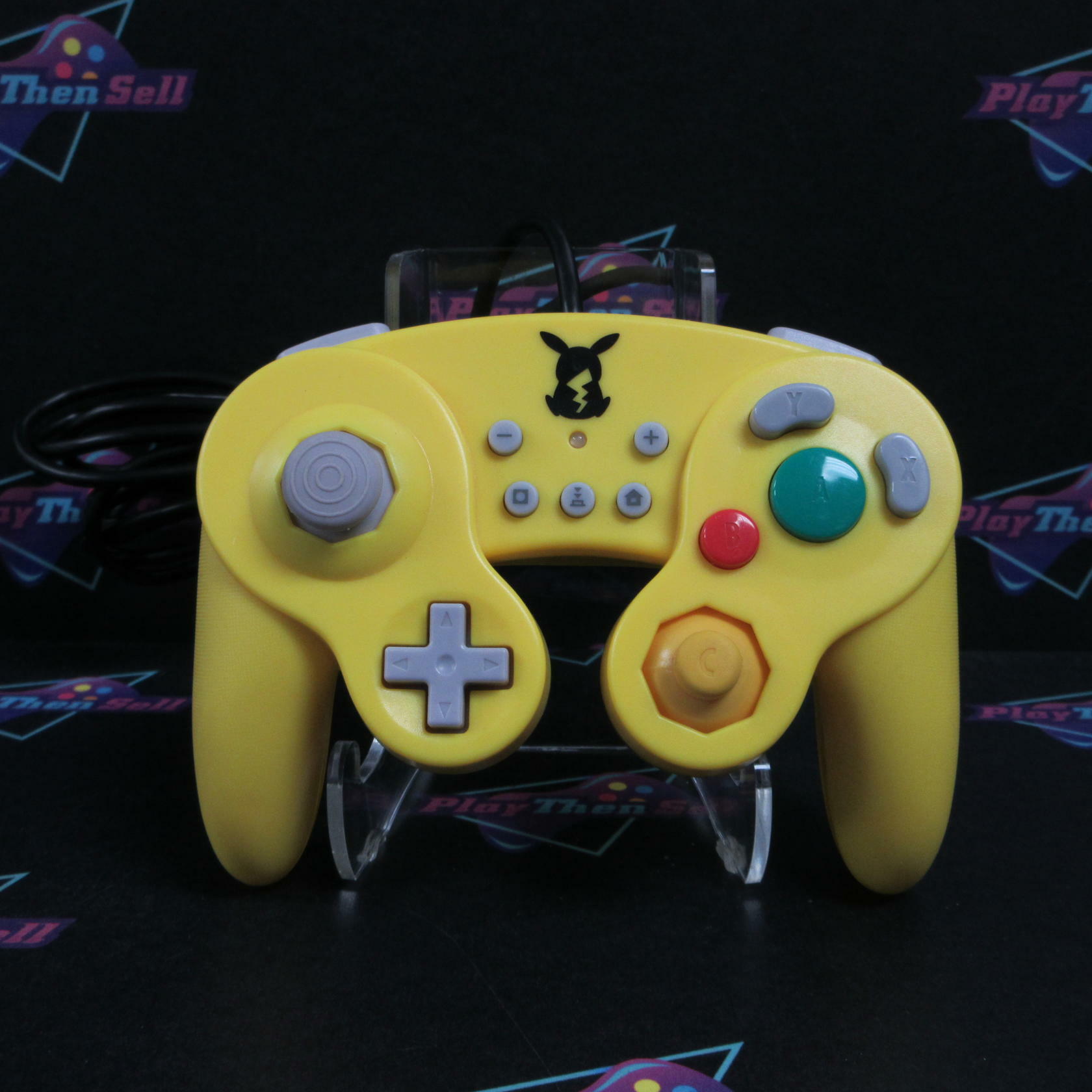 Refurbished HORI Nintendo Switch Battle Pad - Pikachu Gamecube Style Controller - Refurbished