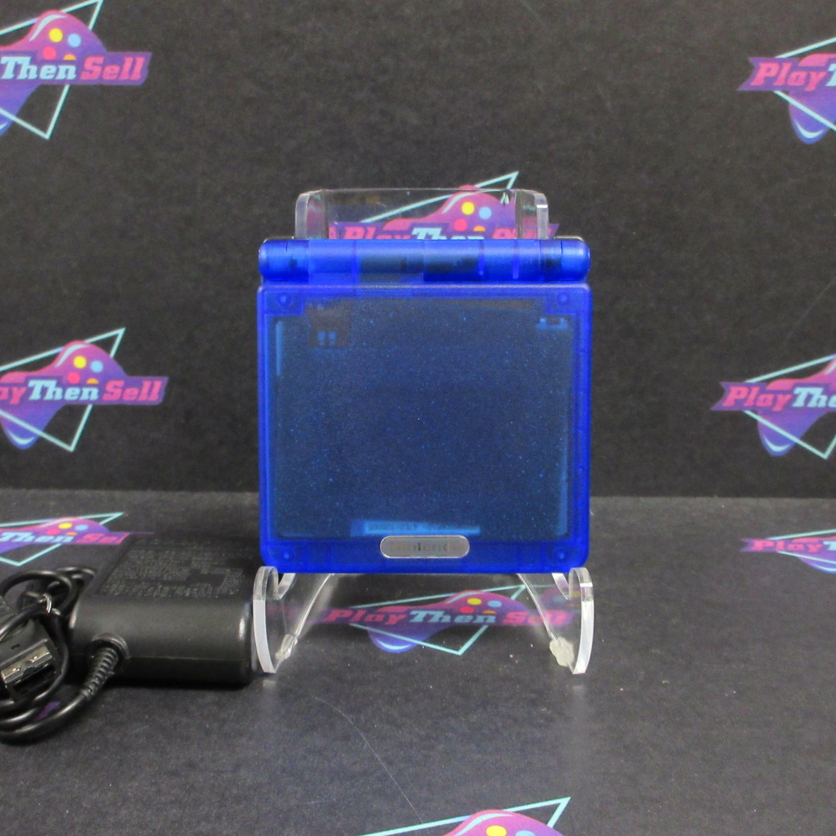 Refurbished Nintendo Game Boy Advance SP Clear Blue AGS-001 - Excellent - Refurbished