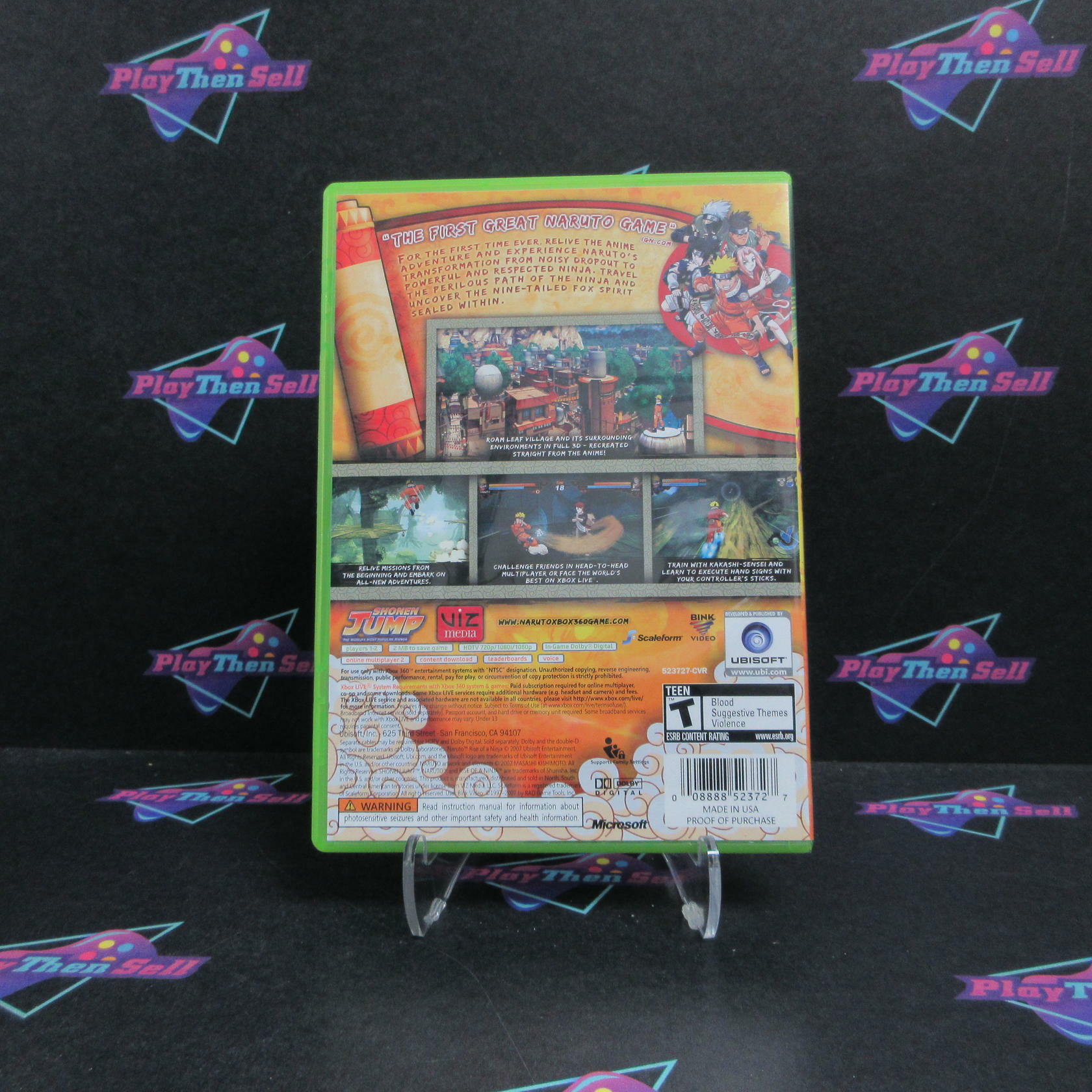 Naruto Rise of a Ninja Xbox 360 Complete - Excellent