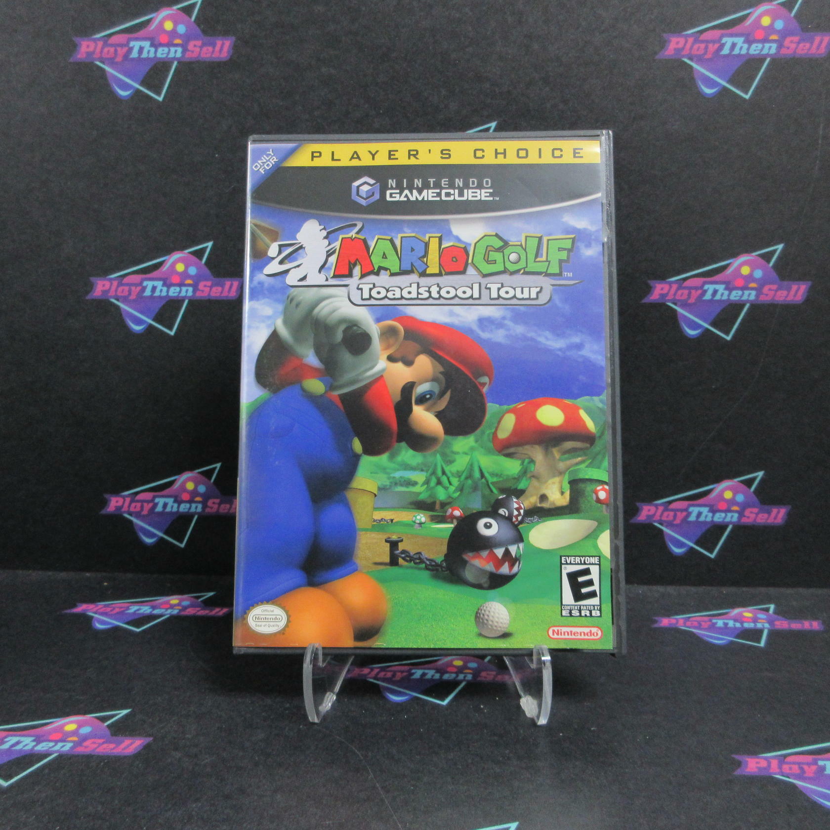 Mario Golf Toadstool Tour Nintendo Gamecube Player's Choice Complete - Refurbished
