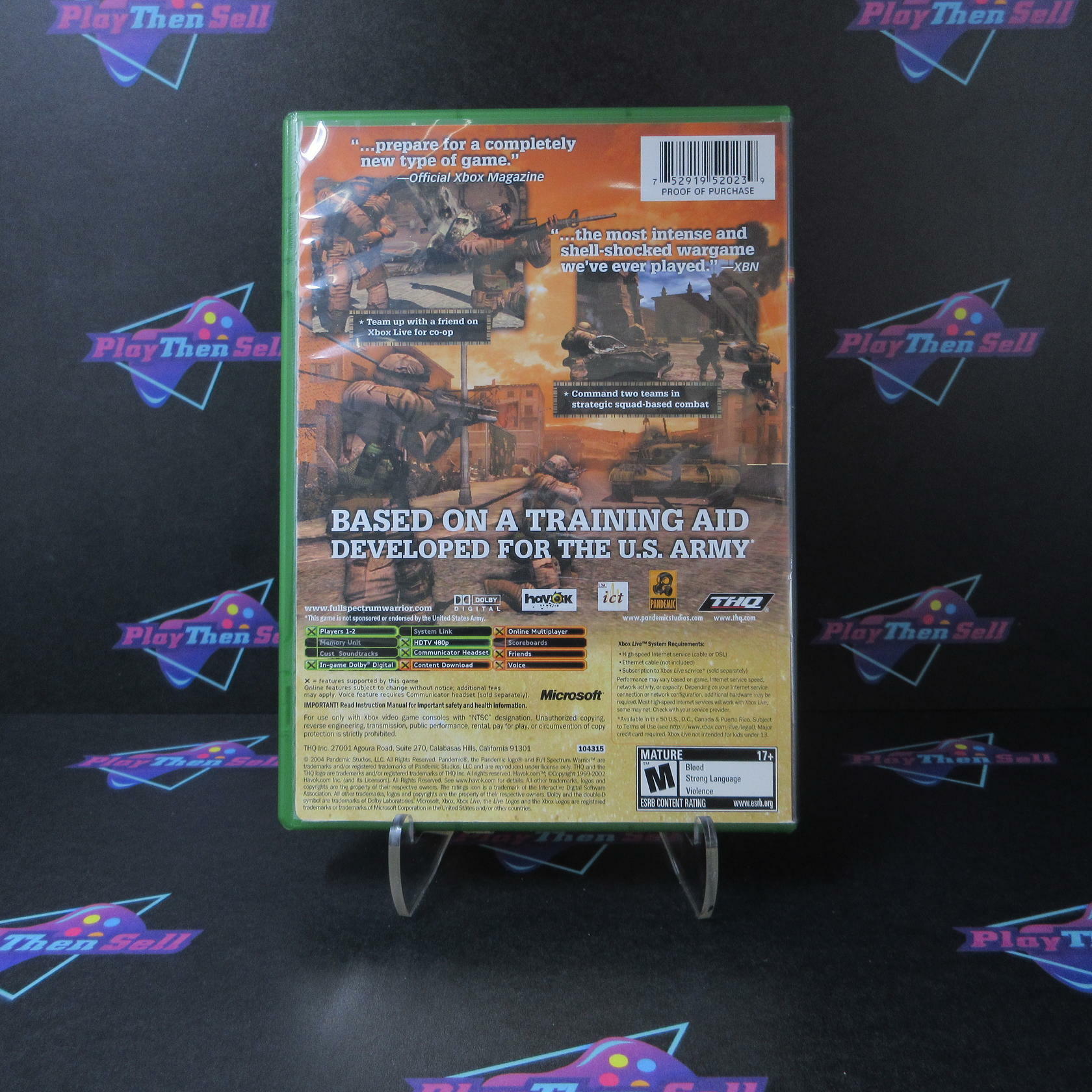 Full Spectrum Warrior Xbox Complete - Refurbished