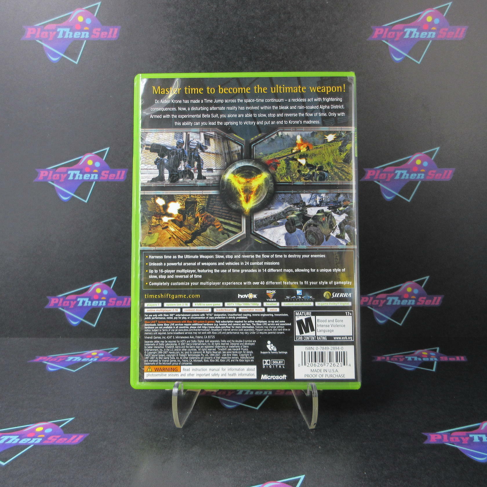 Timeshift Xbox 360 Complete - Excellent