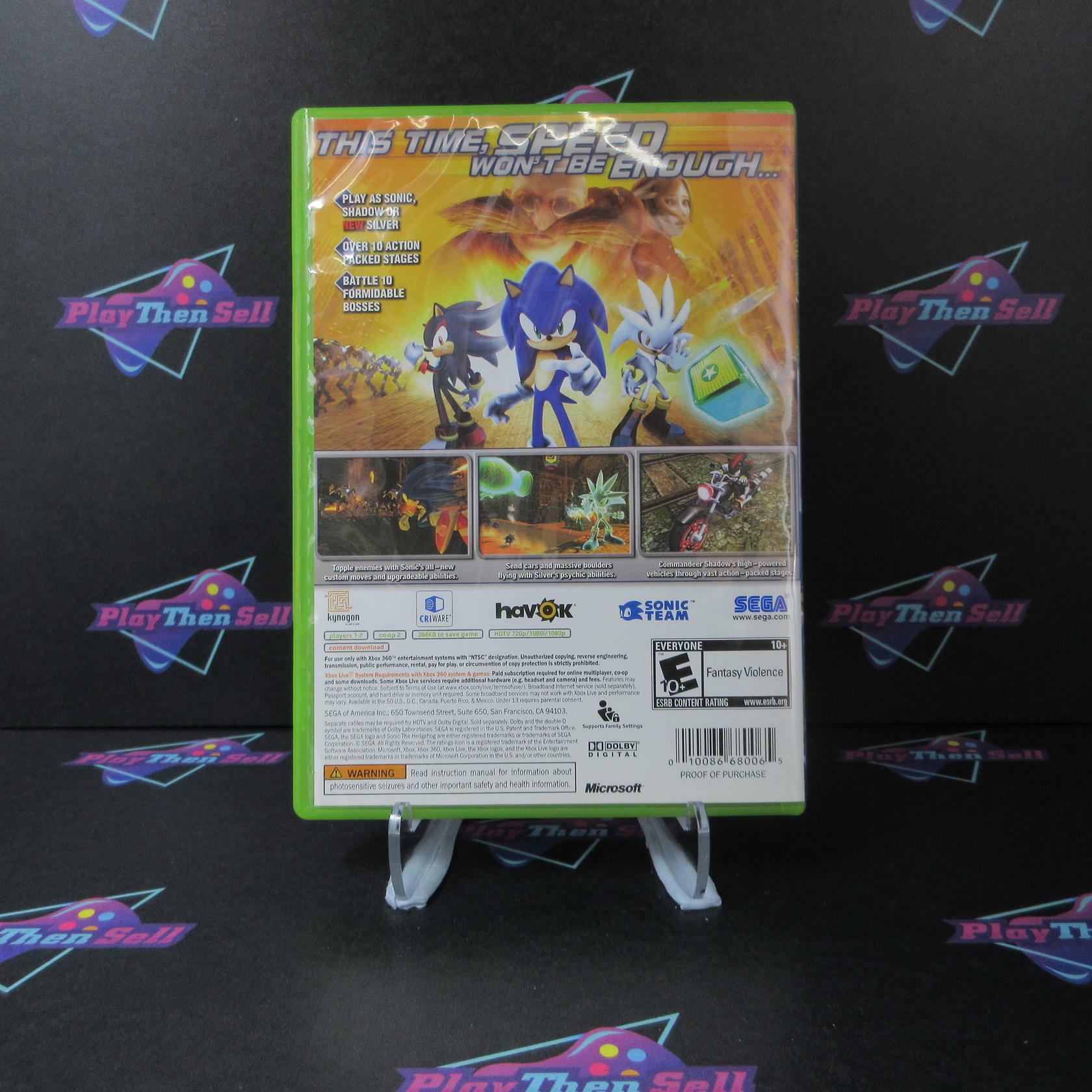 Sonic the Hedgehog Xbox 360 Complete - Excellent