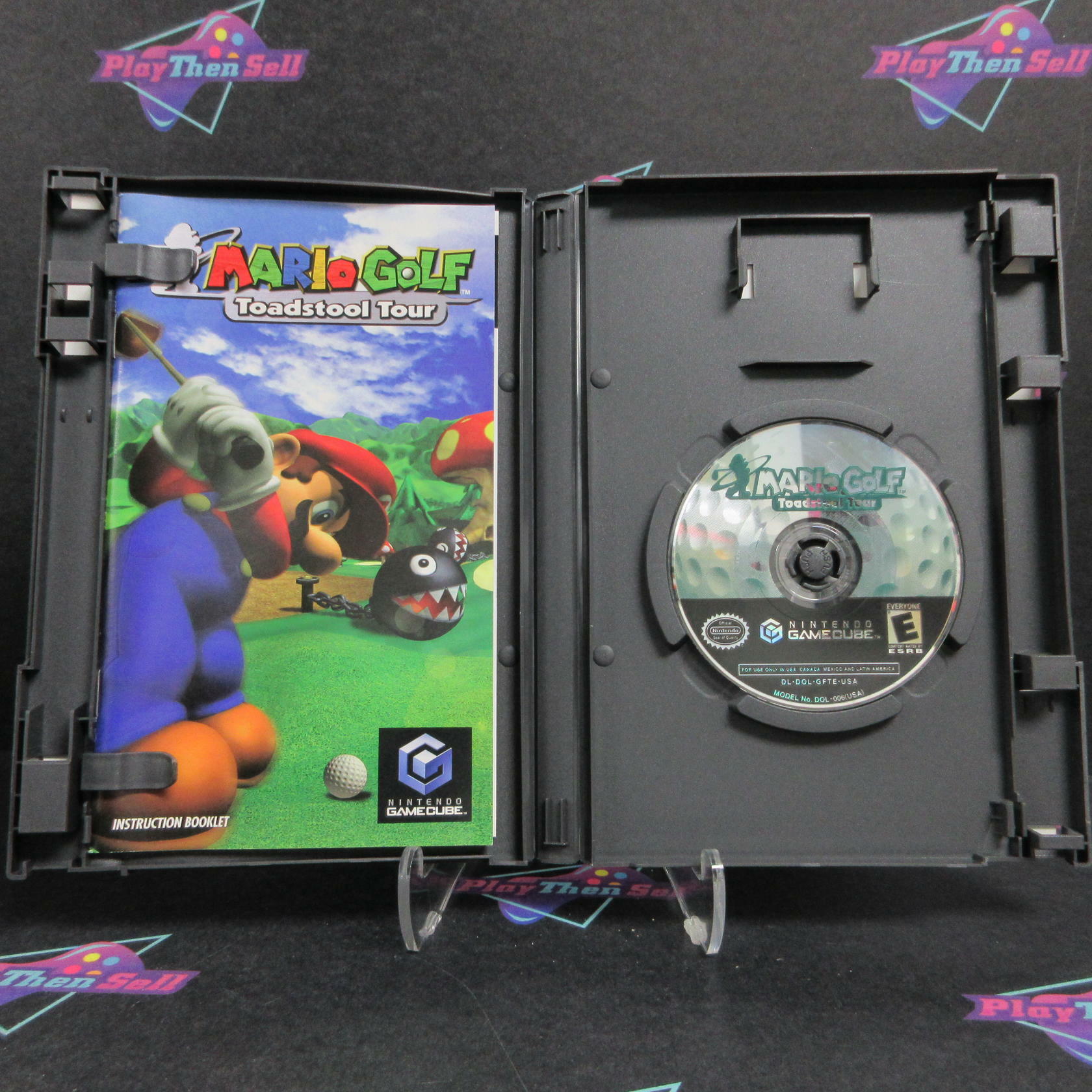 Mario Golf Toadstool Tour Nintendo Gamecube Player's Choice Complete - Refurbished