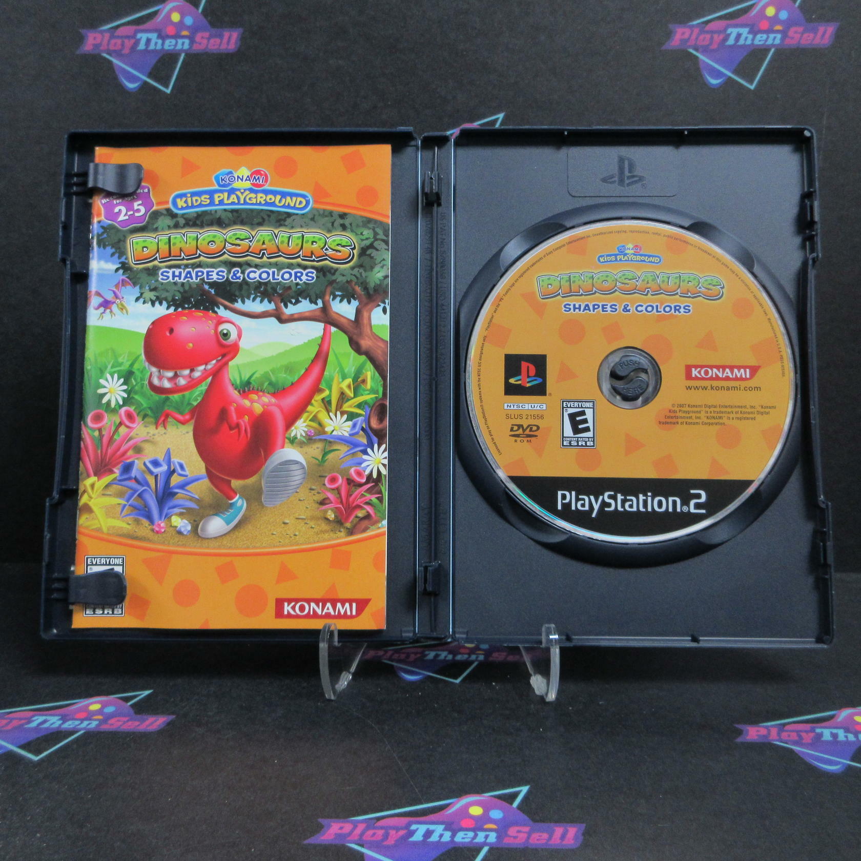 Dinosaurs Shapes & Colors PS2 PlayStation 2 Complete - Excellent