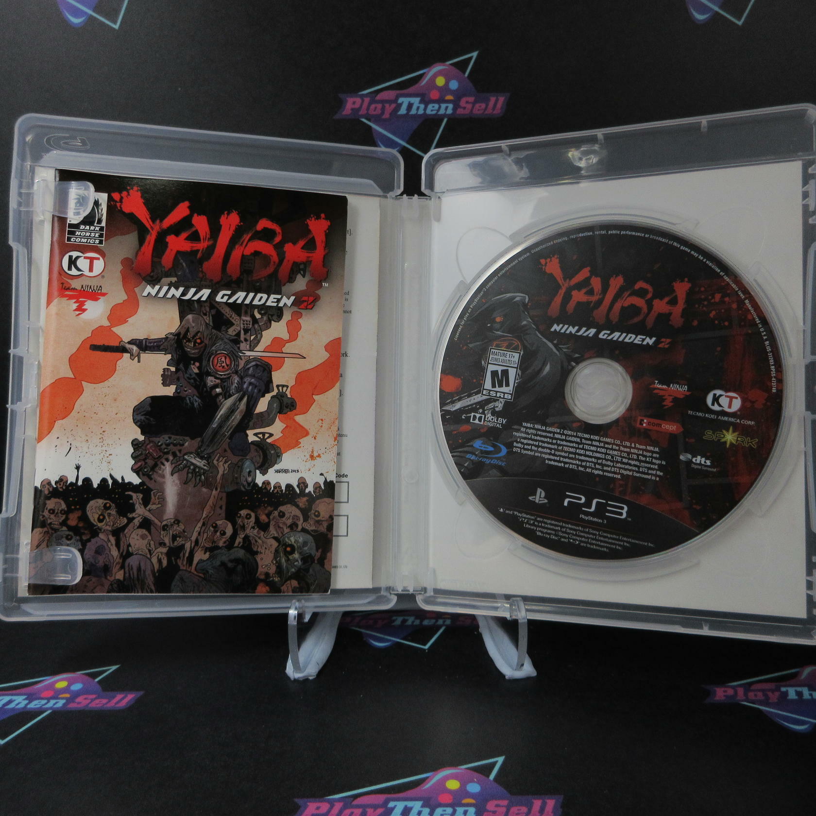 Yaiba Ninja Gaiden Z PS3 PlayStation 3 + Comic Book Complete - Excellent
