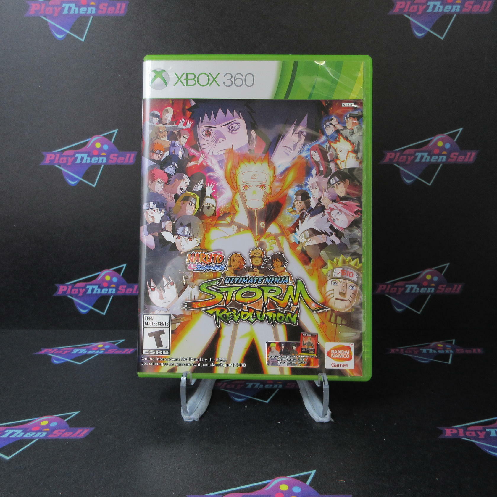 Naruto Shippuden Ultimate Ninja Storm Revolution Xbox 360 + Card CIB - Excellent
