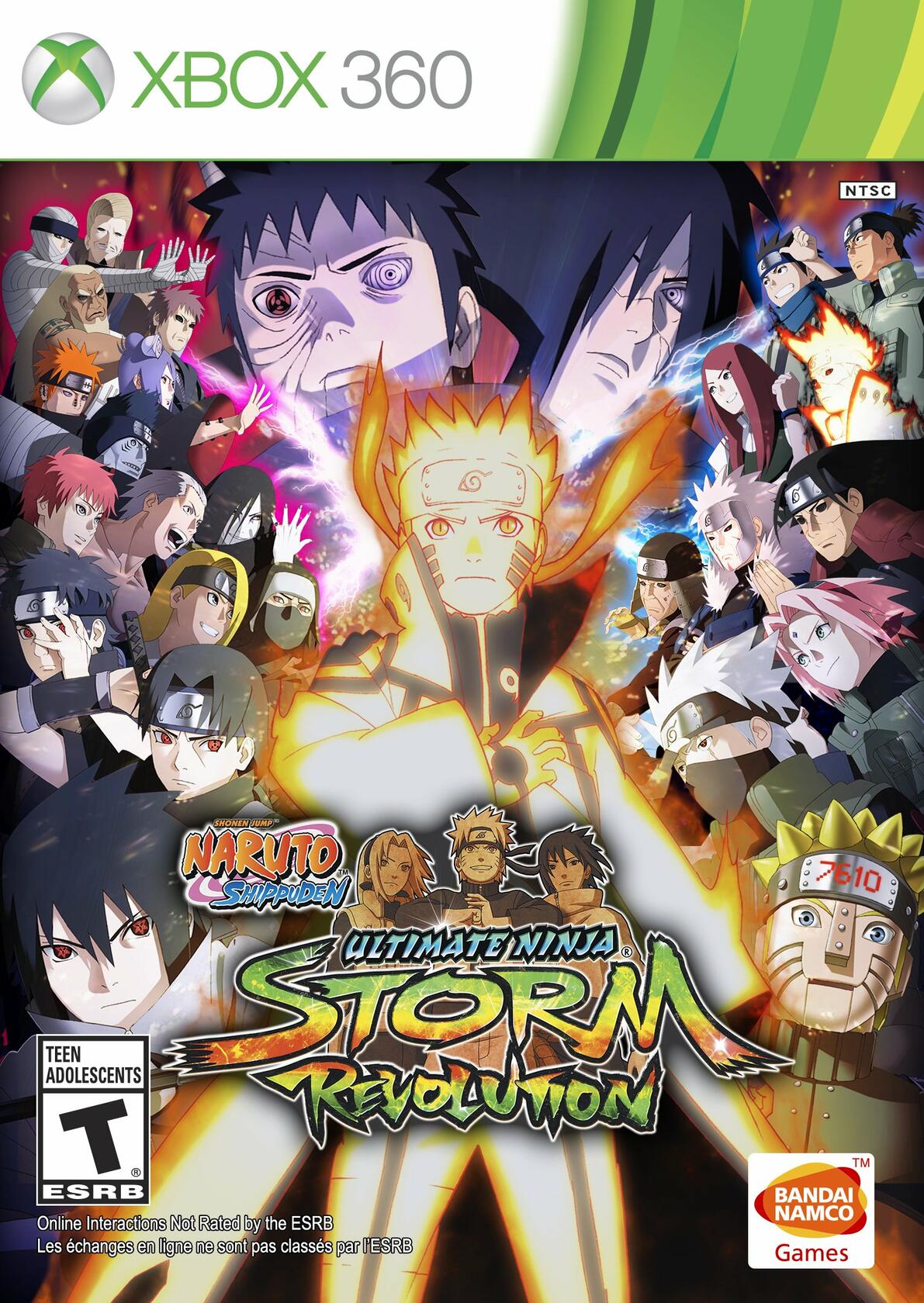 Naruto Shippuden Ultimate Ninja Storm Revolution Xbox 360 + Card CIB - Excellent