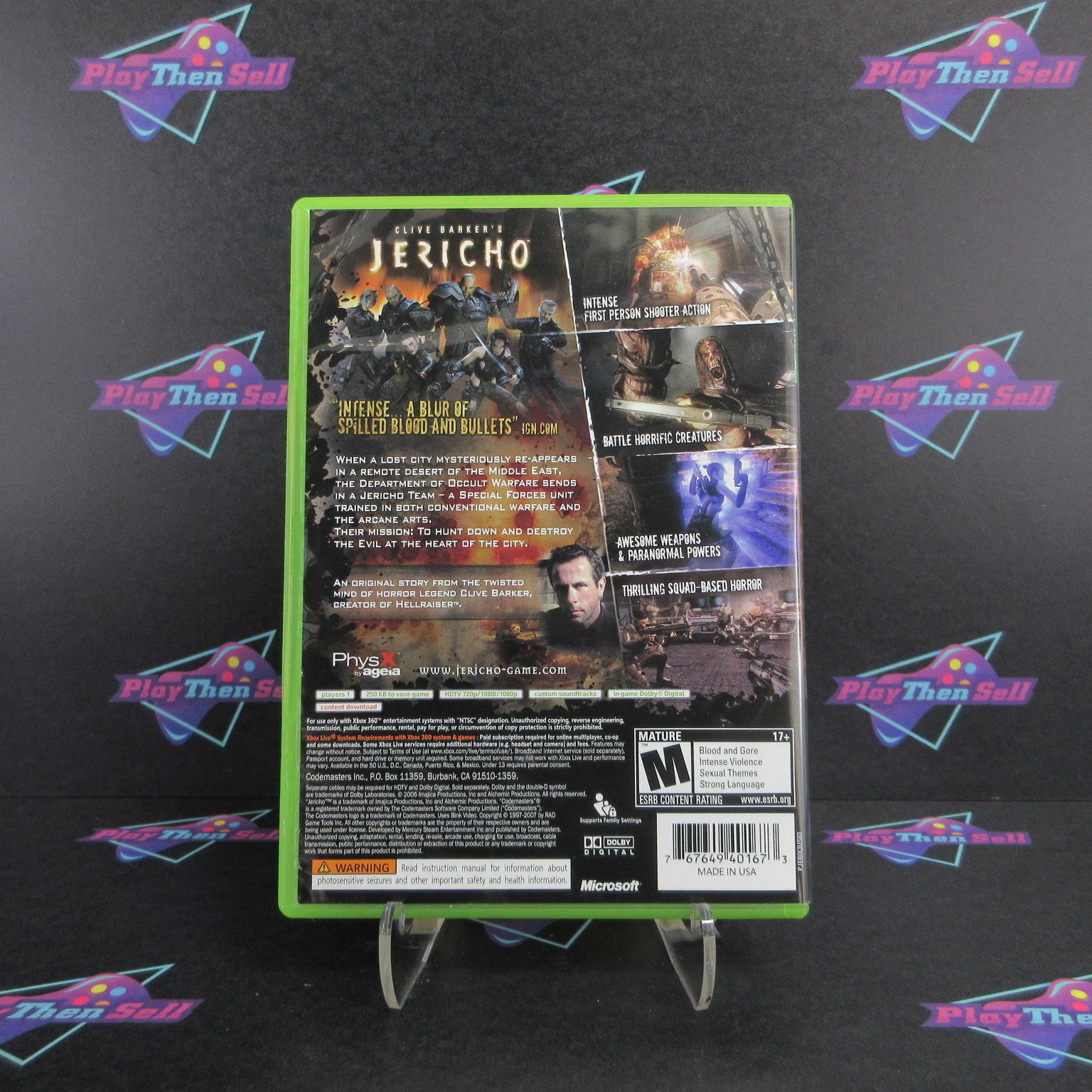 Clive Barker's Jericho Xbox 360 Complete - Excellent