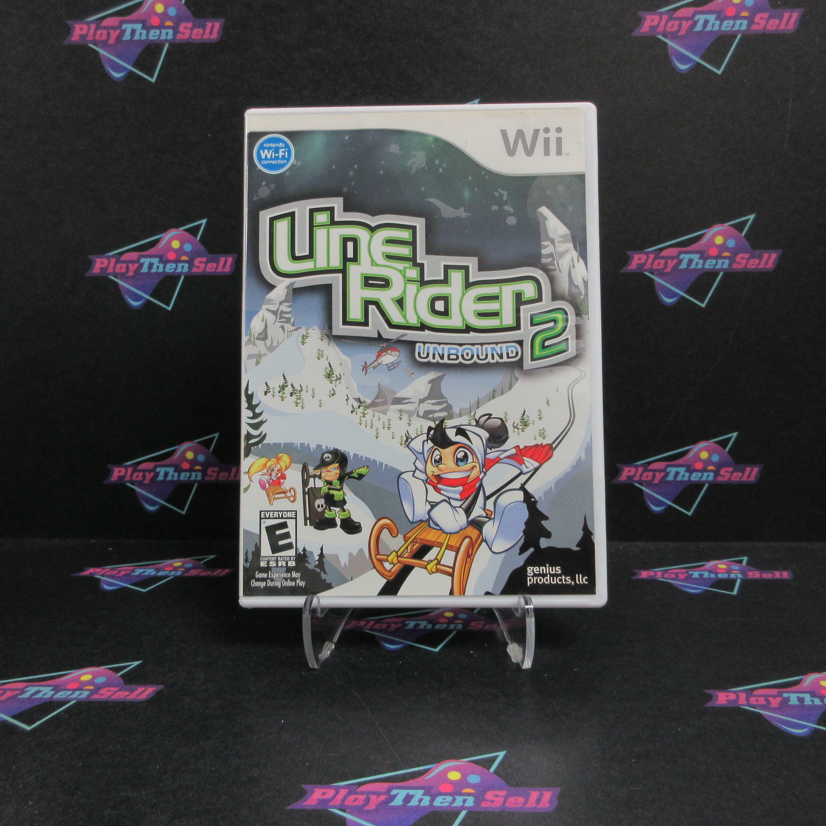 Line Rider 2 Unbound Nintendo Wii Complete - Excellent