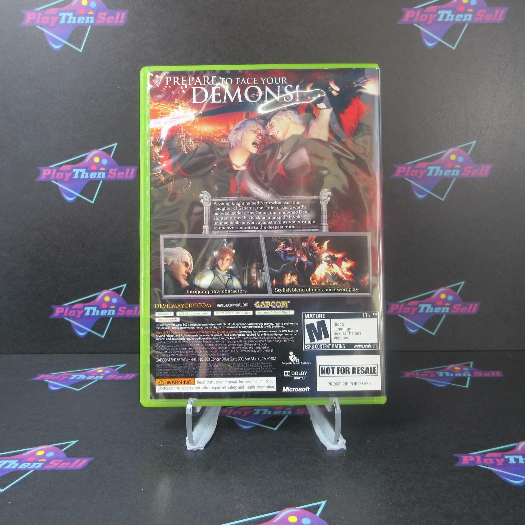 Devil May Cry 4 Xbox 360 PH Complete - Excellent