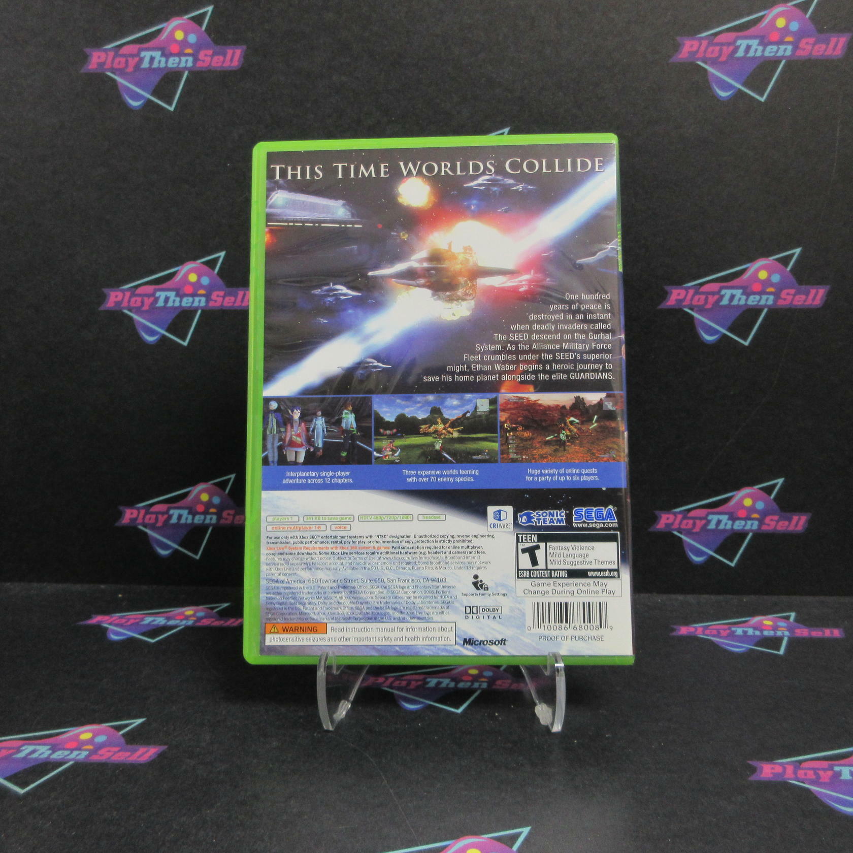 Phantasy Star Universe Xbox 360 Complete - Excellent