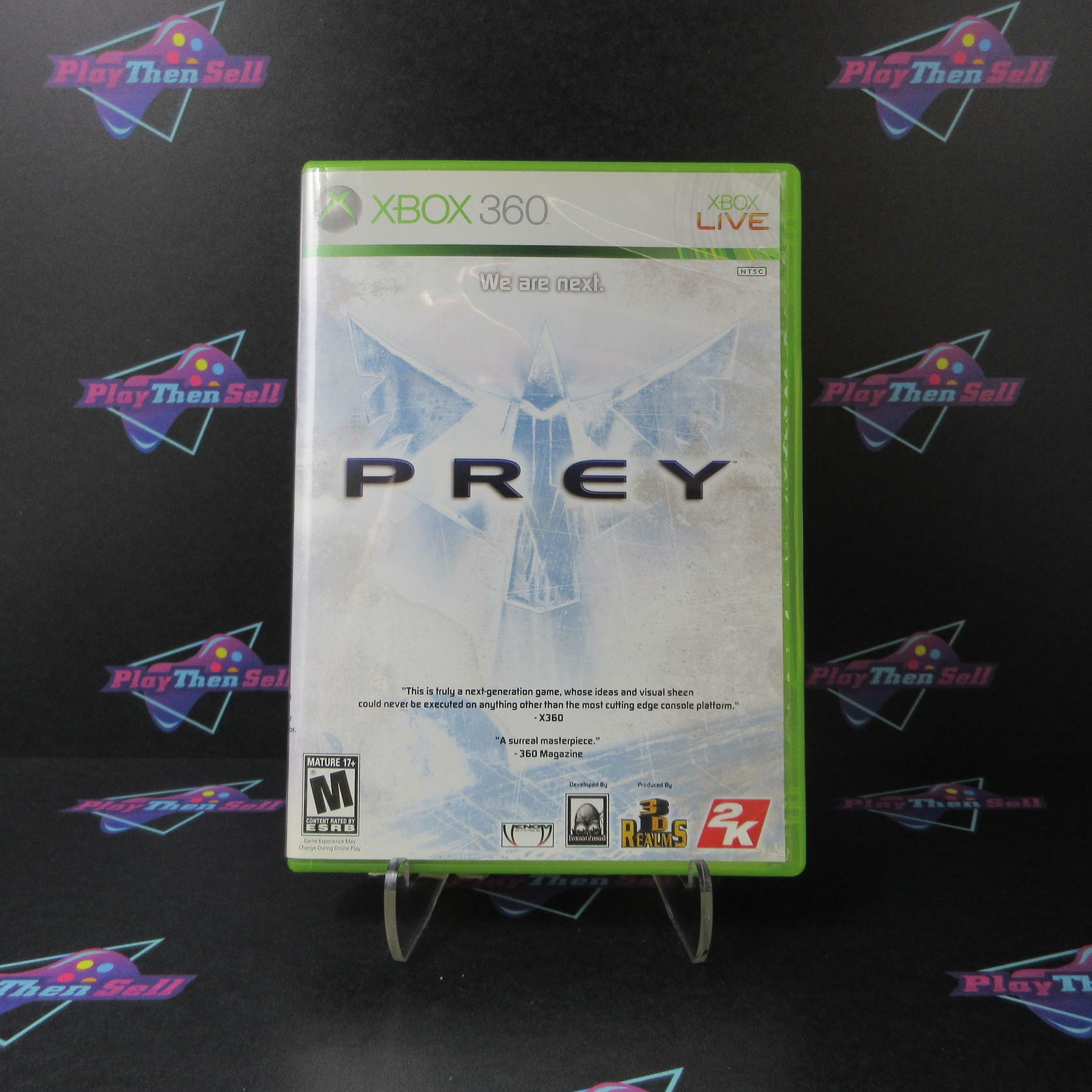 Prey Xbox 360 + Reg Card Complete - Excellent